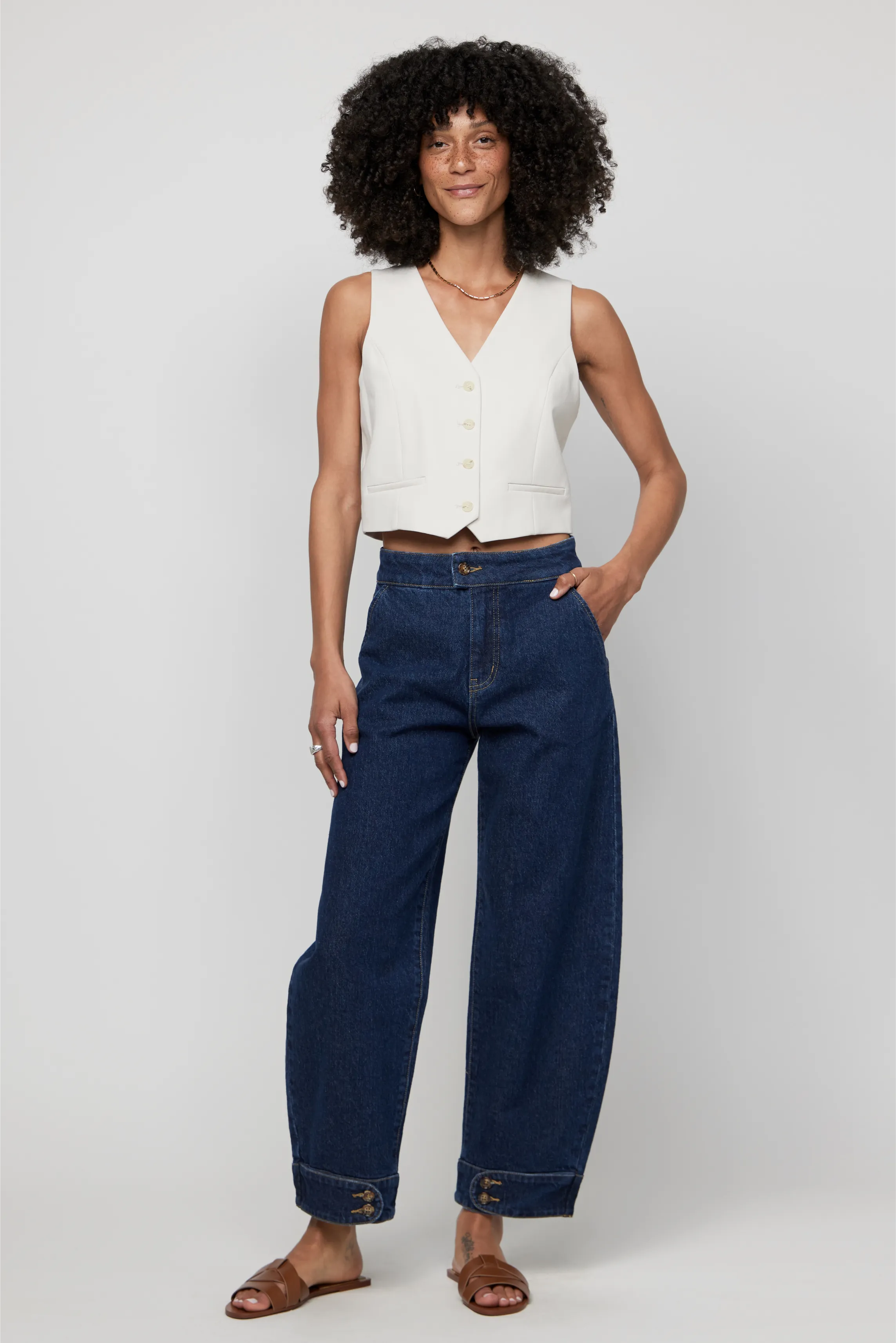 Jasper Balloon Leg High Rise, Vintage Indigo