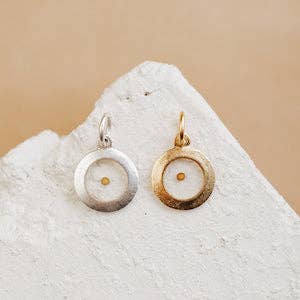 Mustard Seed Faith Charm Pendant Gold