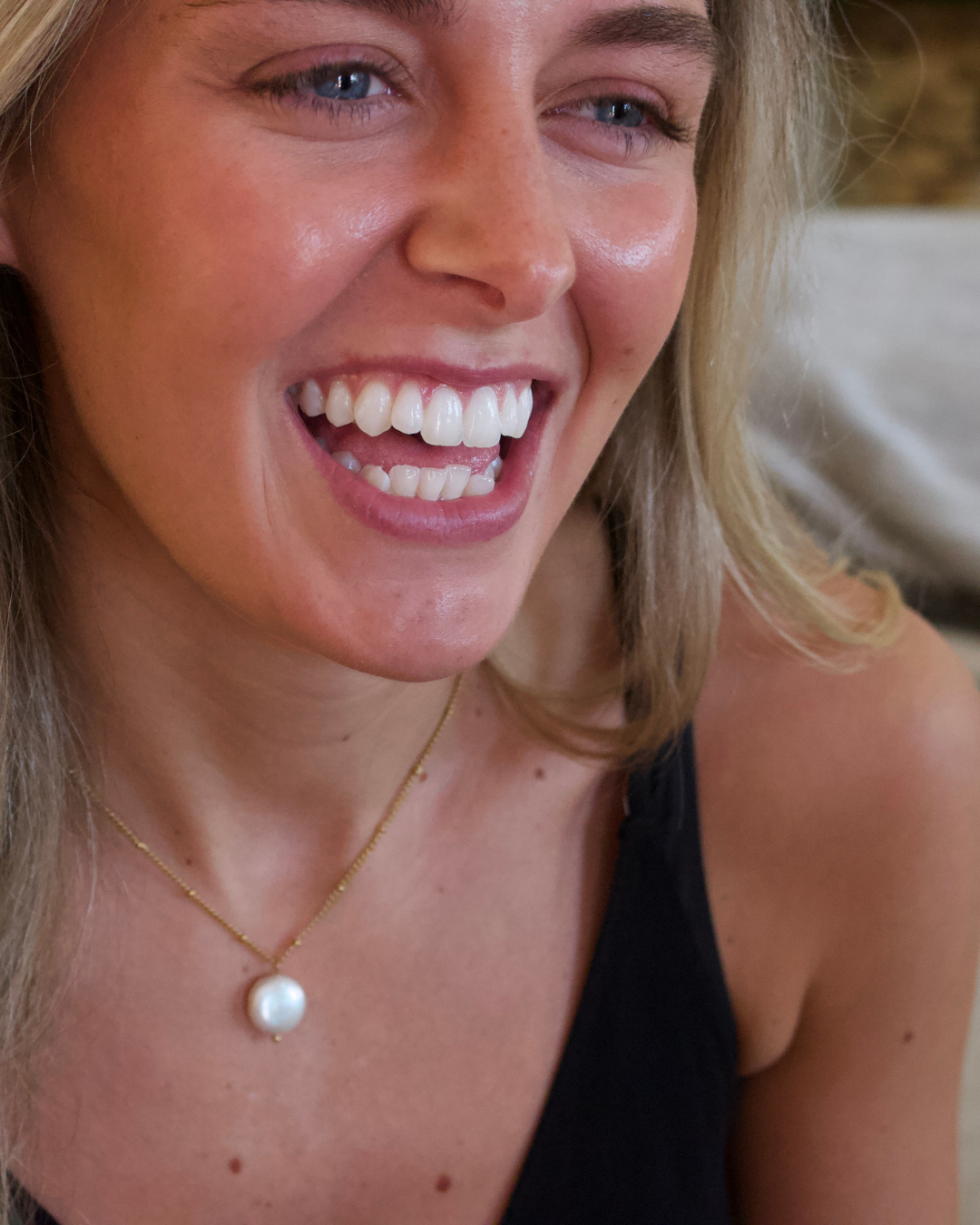 Coin Pearl Necklace