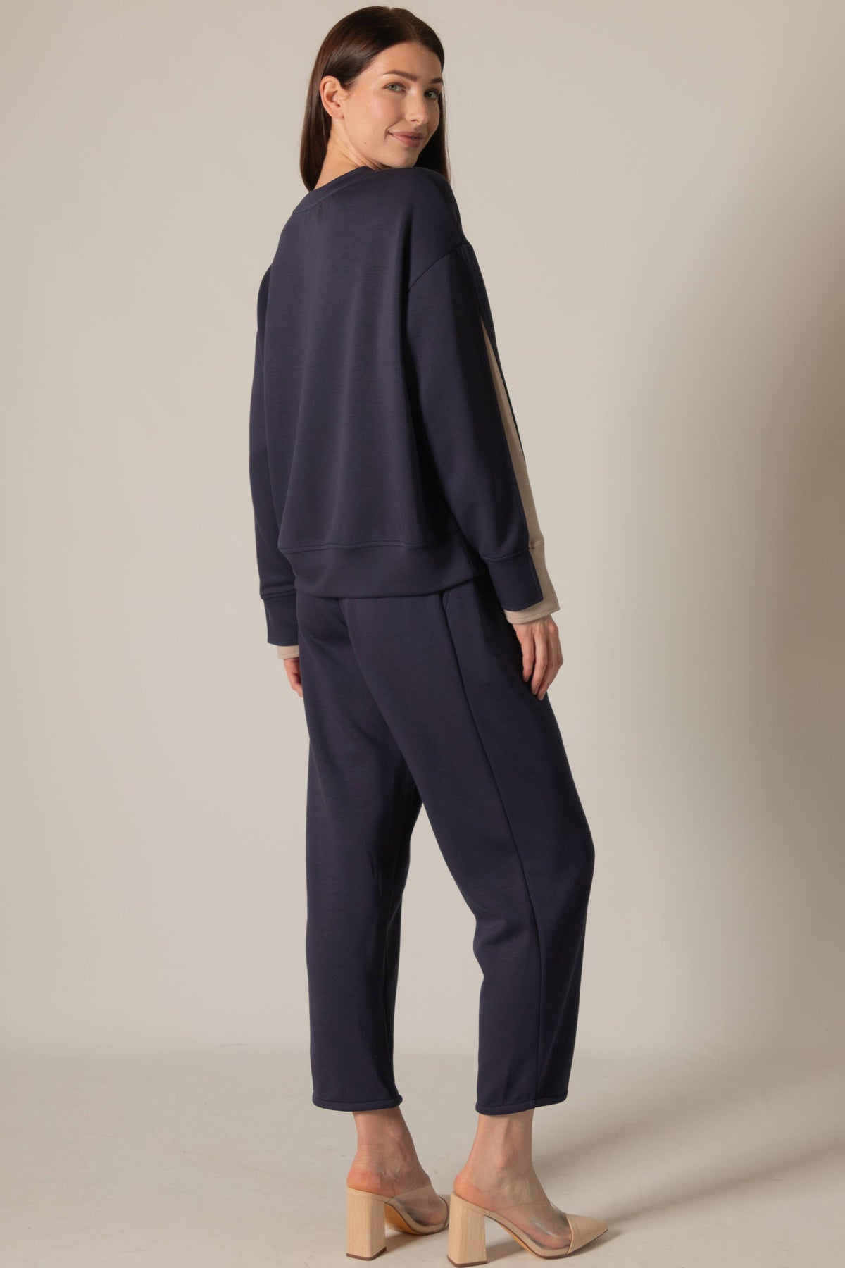 Butter Modal Color Layered Long Sleeve Top