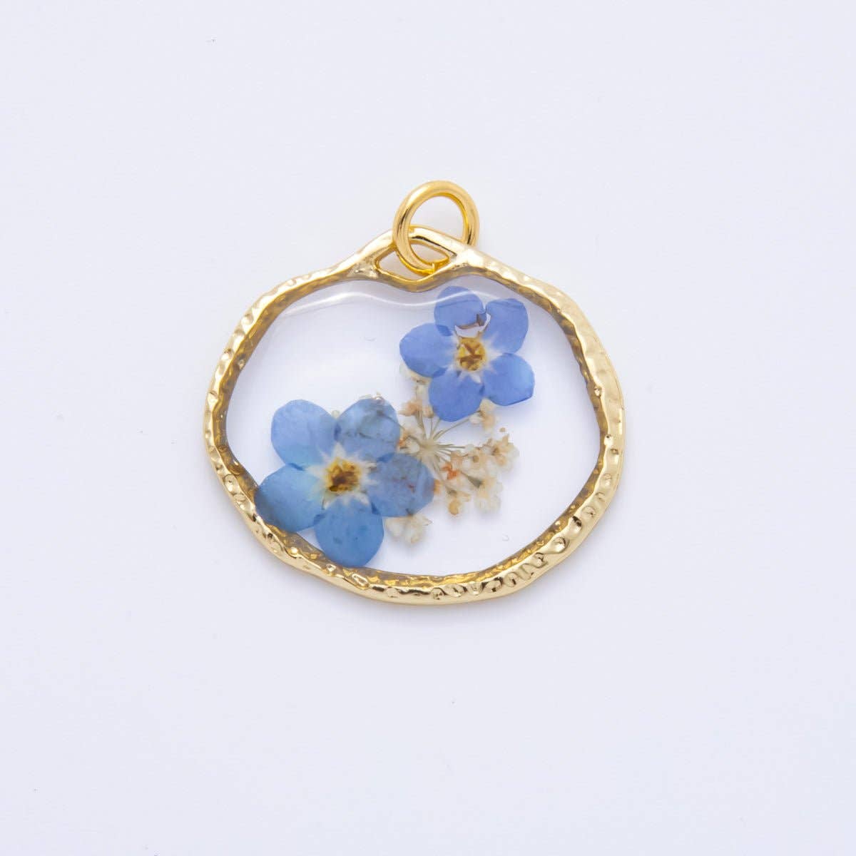 Flower Halo Medallion Charm