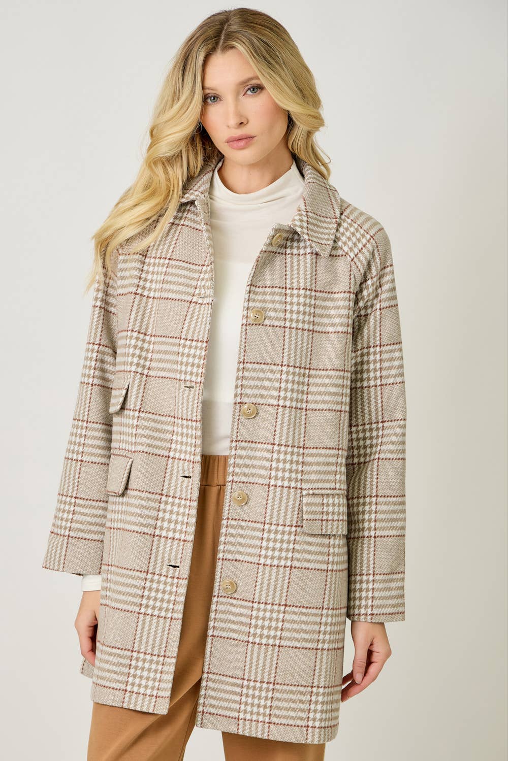 Single Breasted Midi Coat