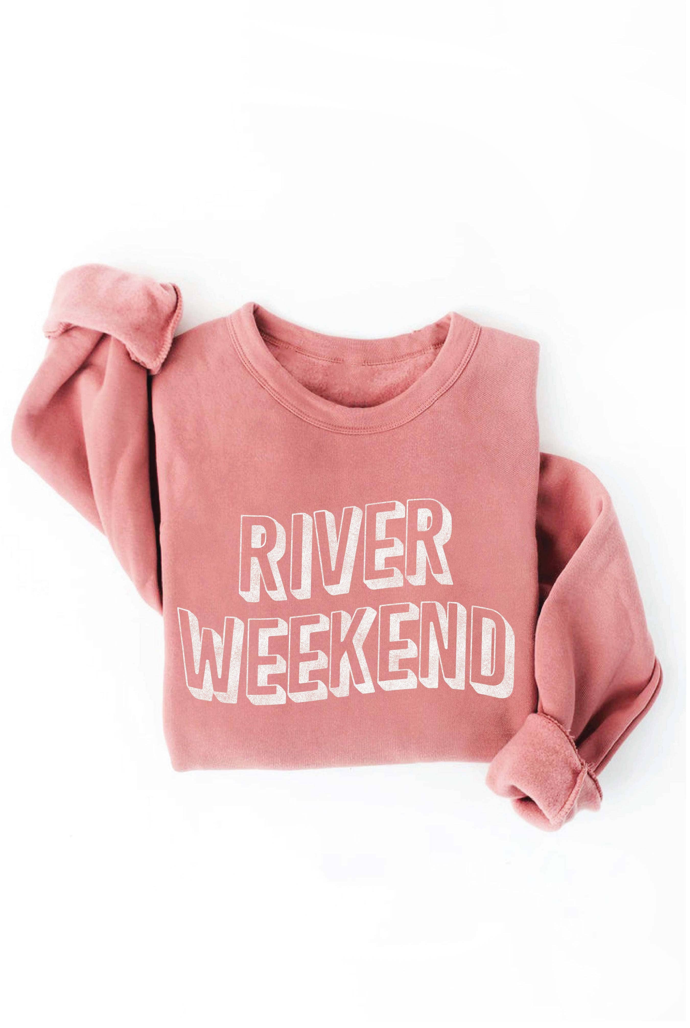 RIVER WEEKEND Graphic Sweatshirt