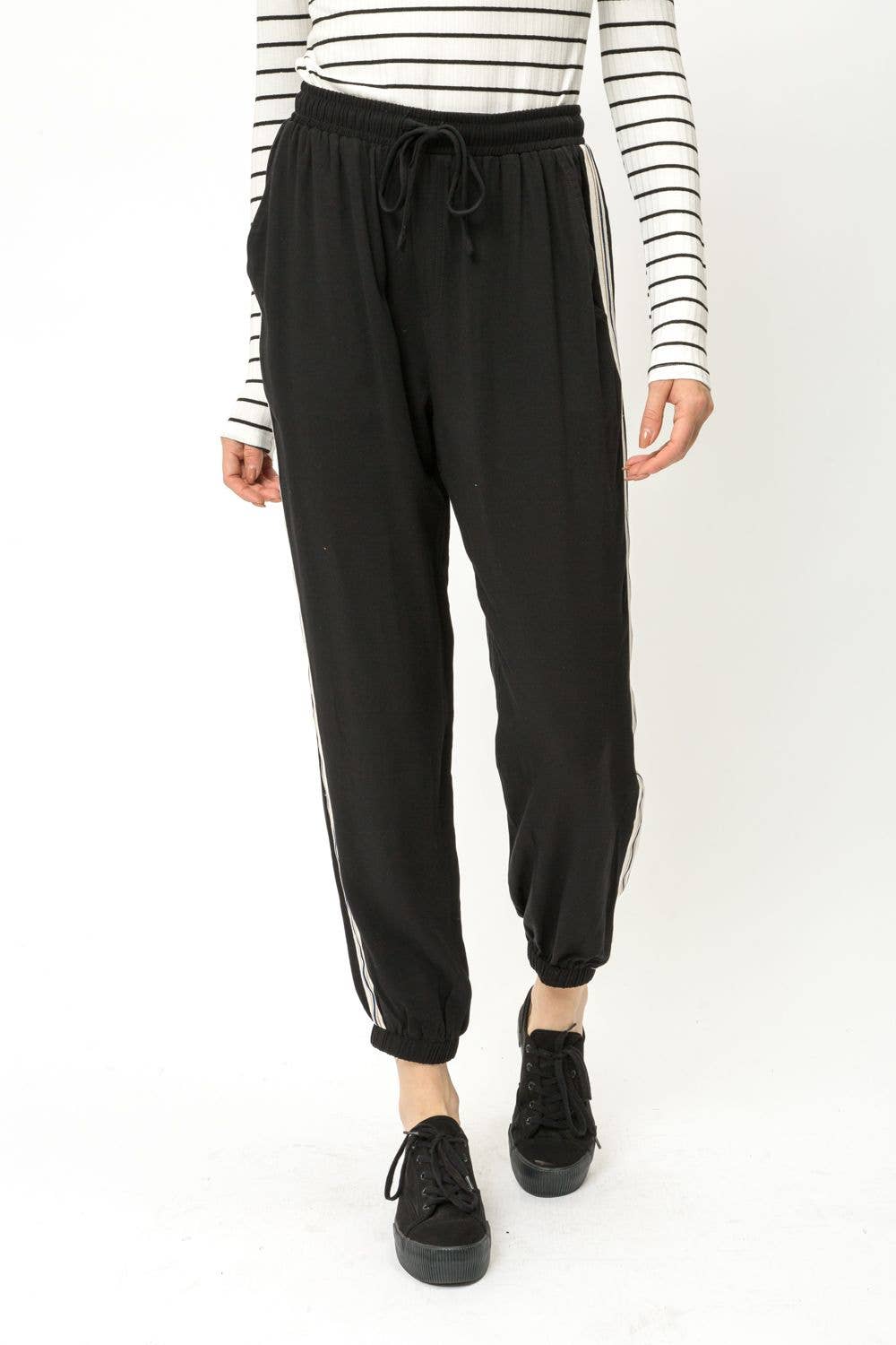 Stevee Stripe Jogger