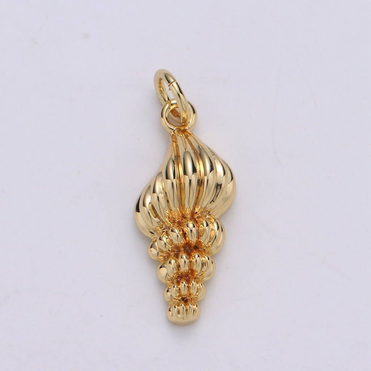 Gold Filled Sea Shell Conch Shell Charm - D-795
