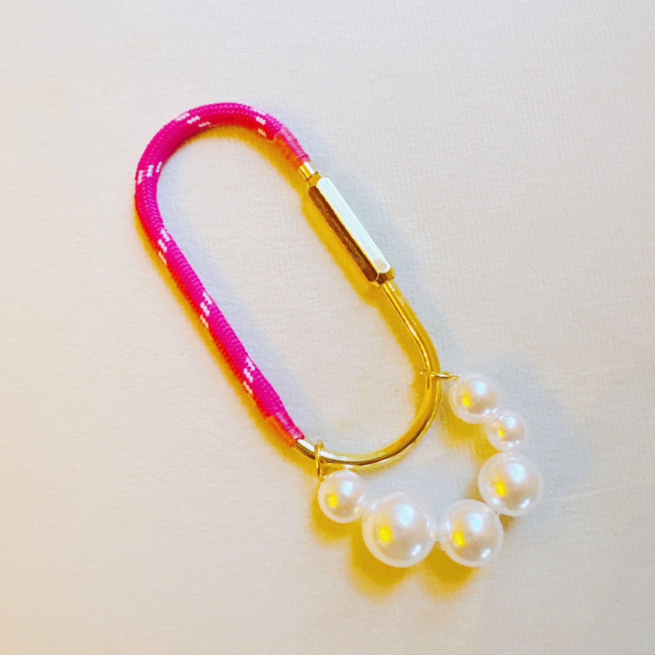 Roped And Pearled Bag Charm