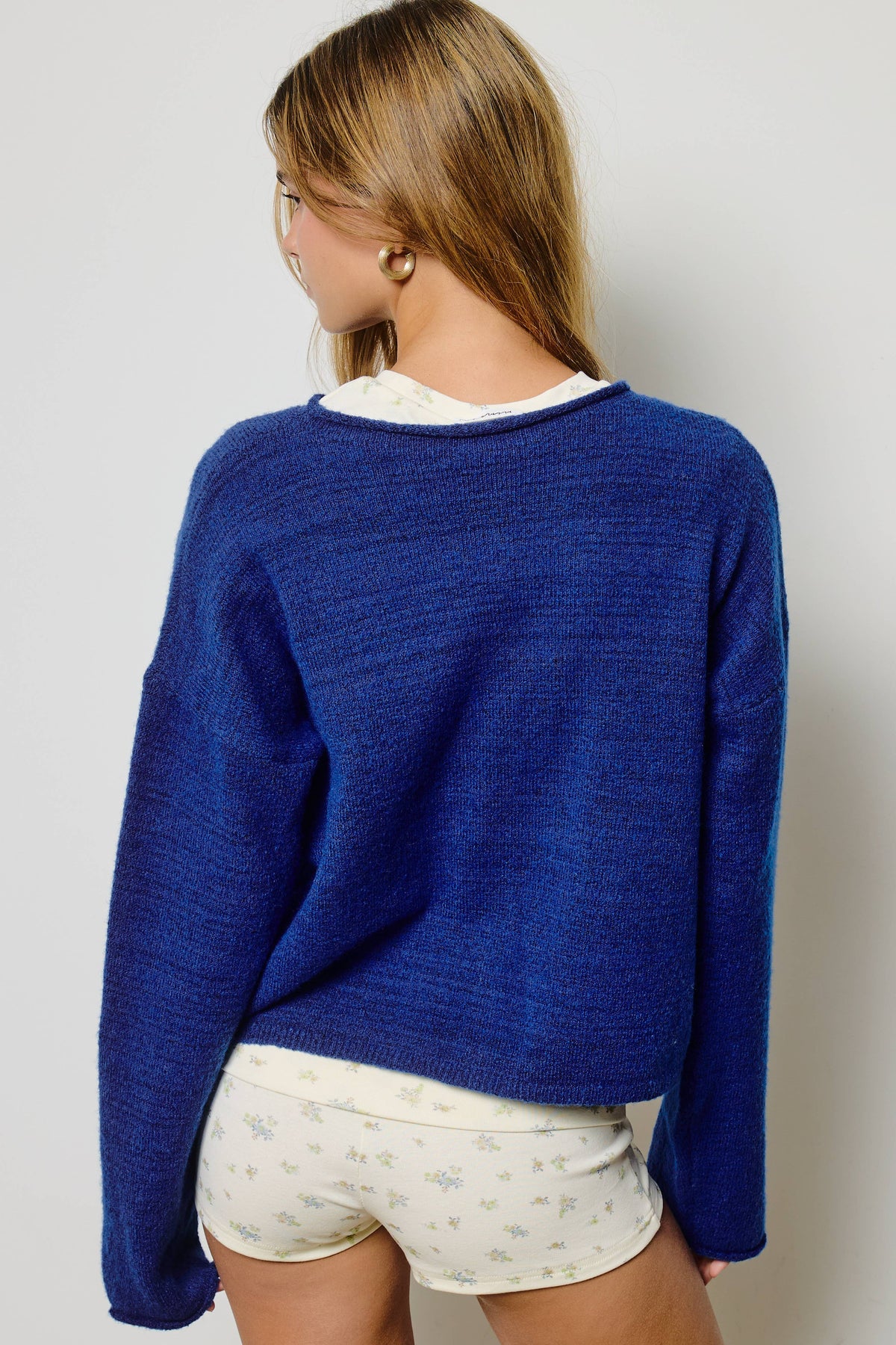 Essential Button Down Cardigan Top