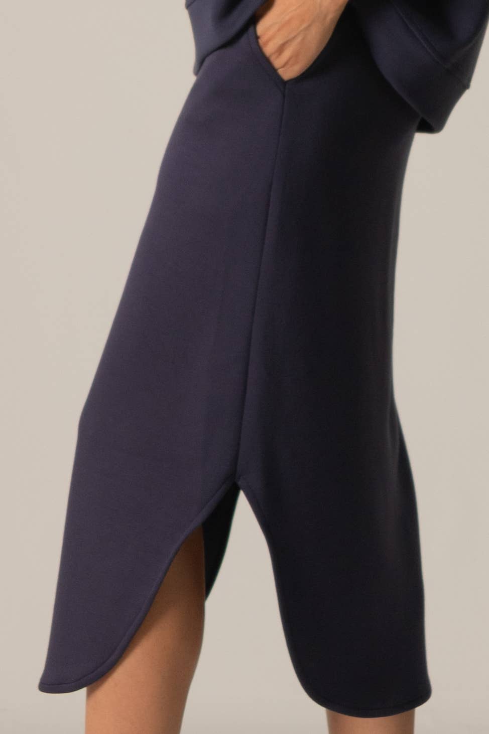 P. CILL Butter Modal Midi Skirt