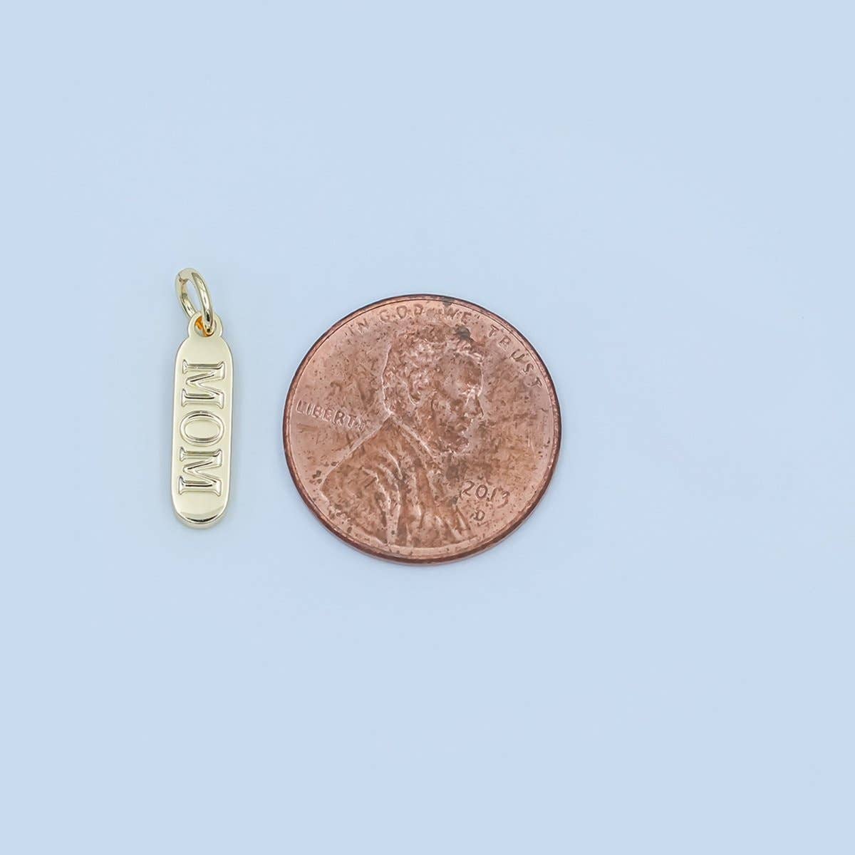 "MOM" Tag Mini Charm