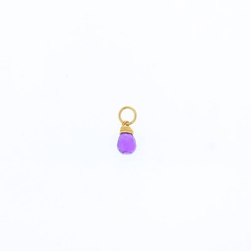 Natural Birthstones Charm