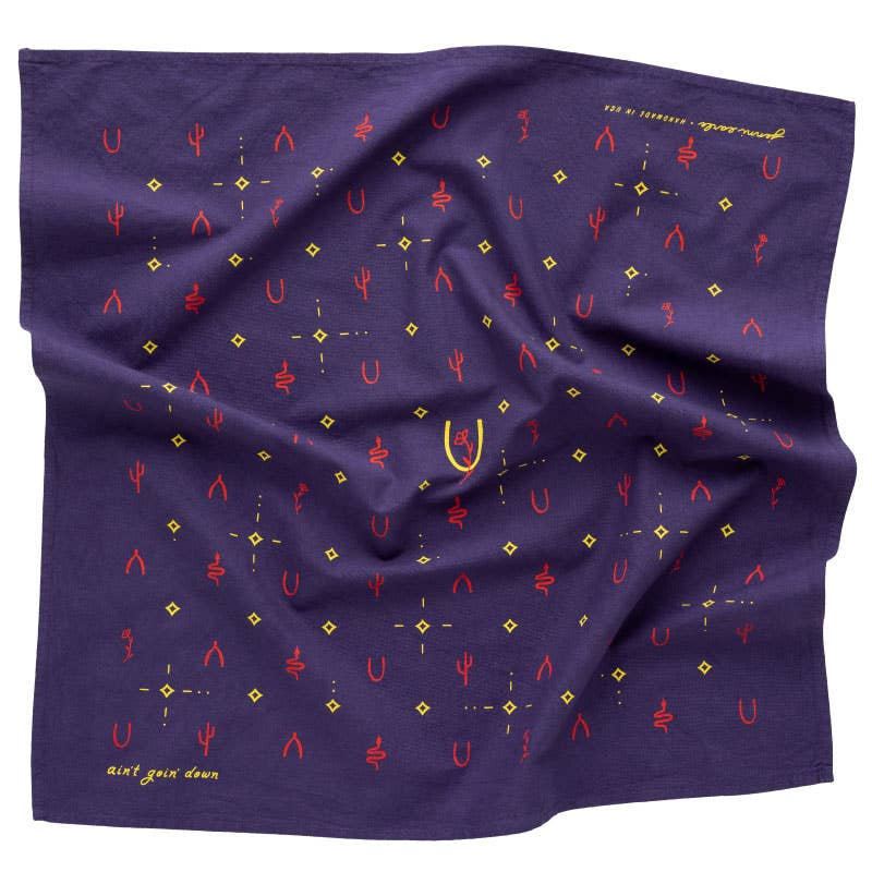 “Ain’t Goin’ Down” Heritage Bandana – Ethically Made in USA