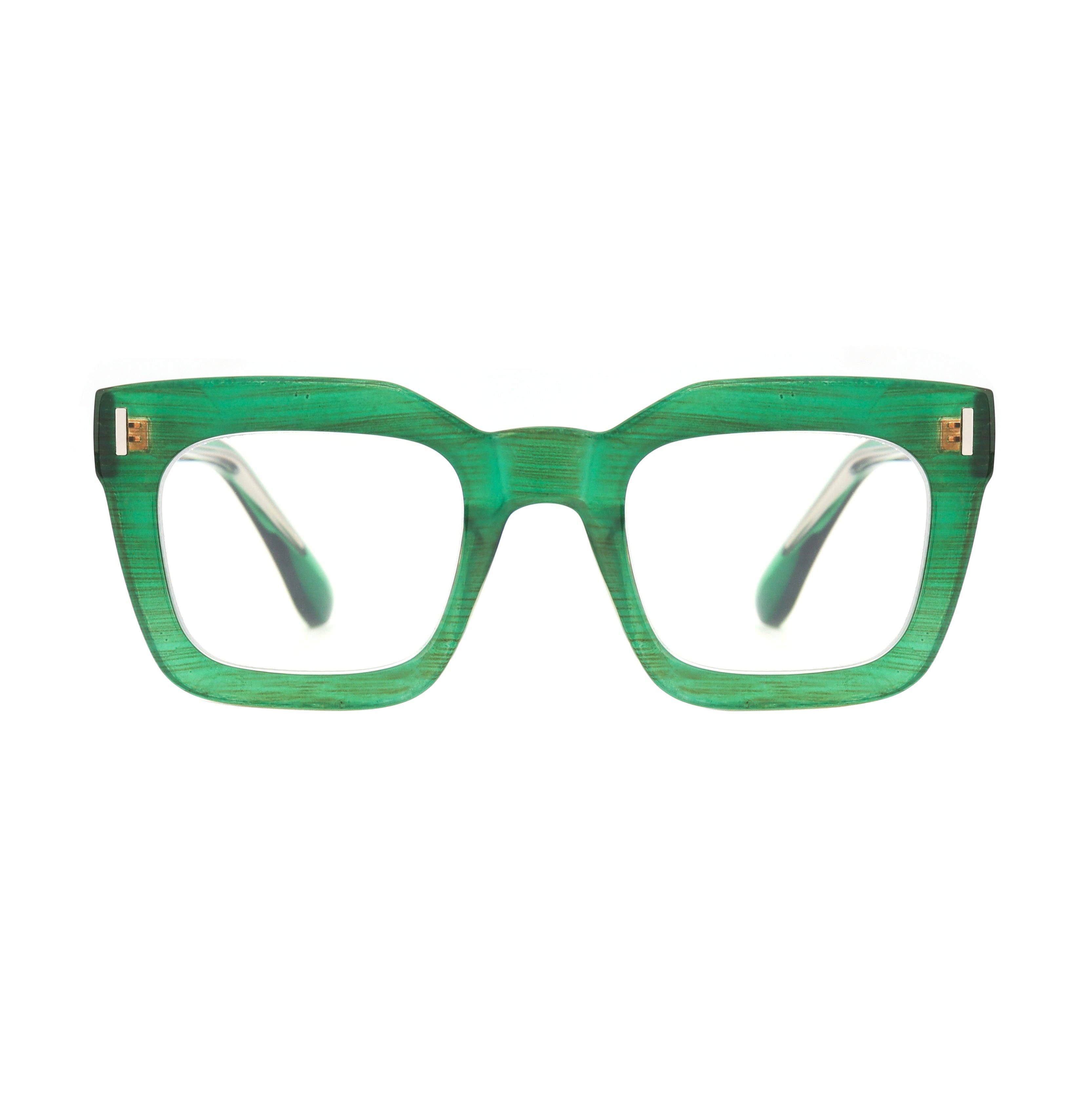 RAZ | Green and Brown Stripes | Blue Light