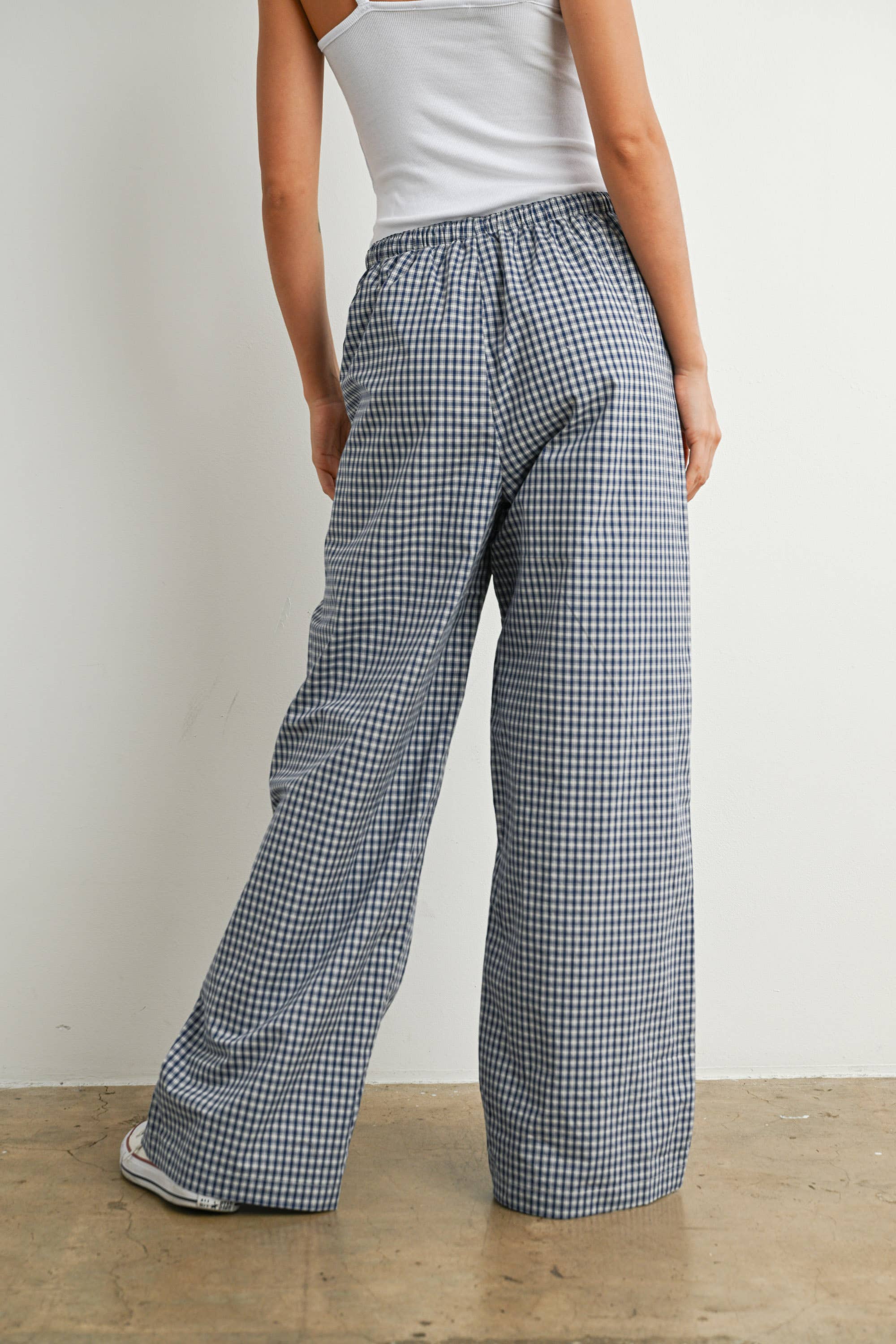 Loose-Fit Adjustable Tie-Front Pants - BMP7854