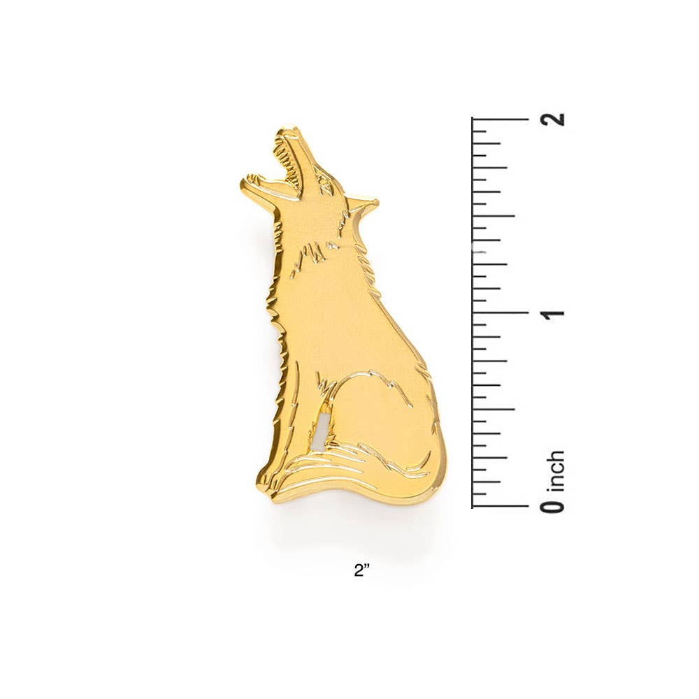 Wolf Brooch