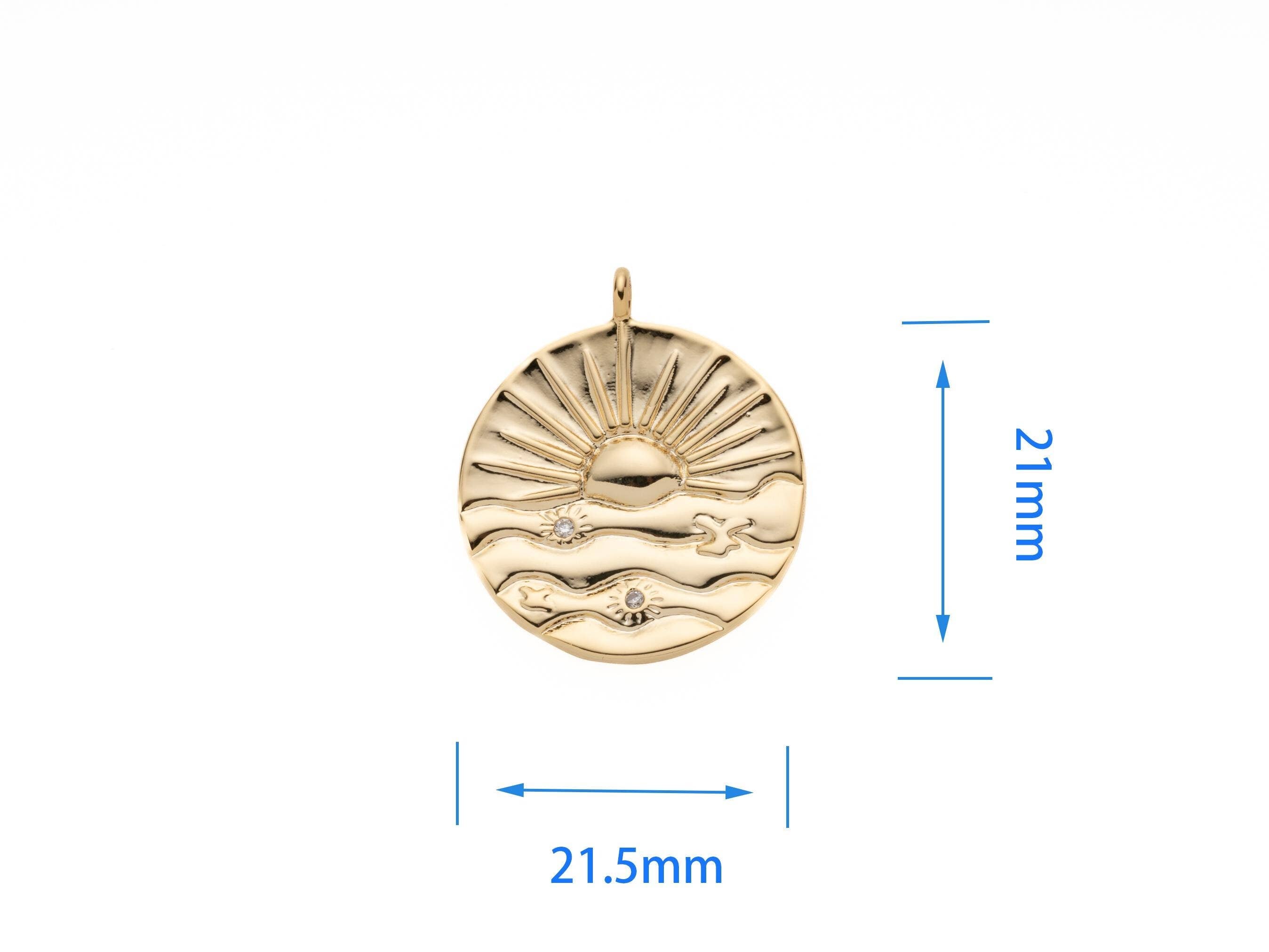 Sun Ray Pendant,Sunburst Celestial Bohemian CPG2091