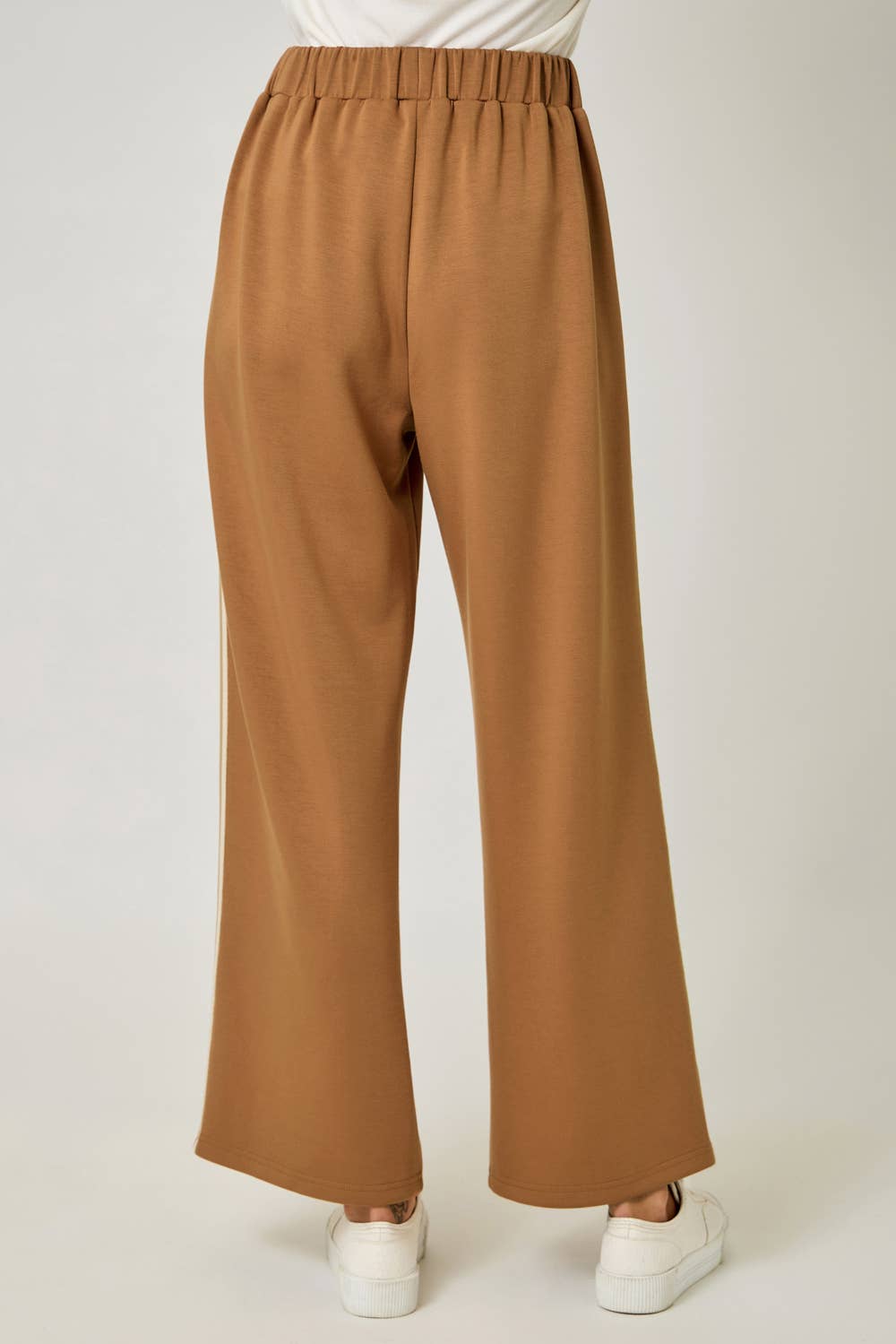 Embroidered Stripe Tracksuit Pants