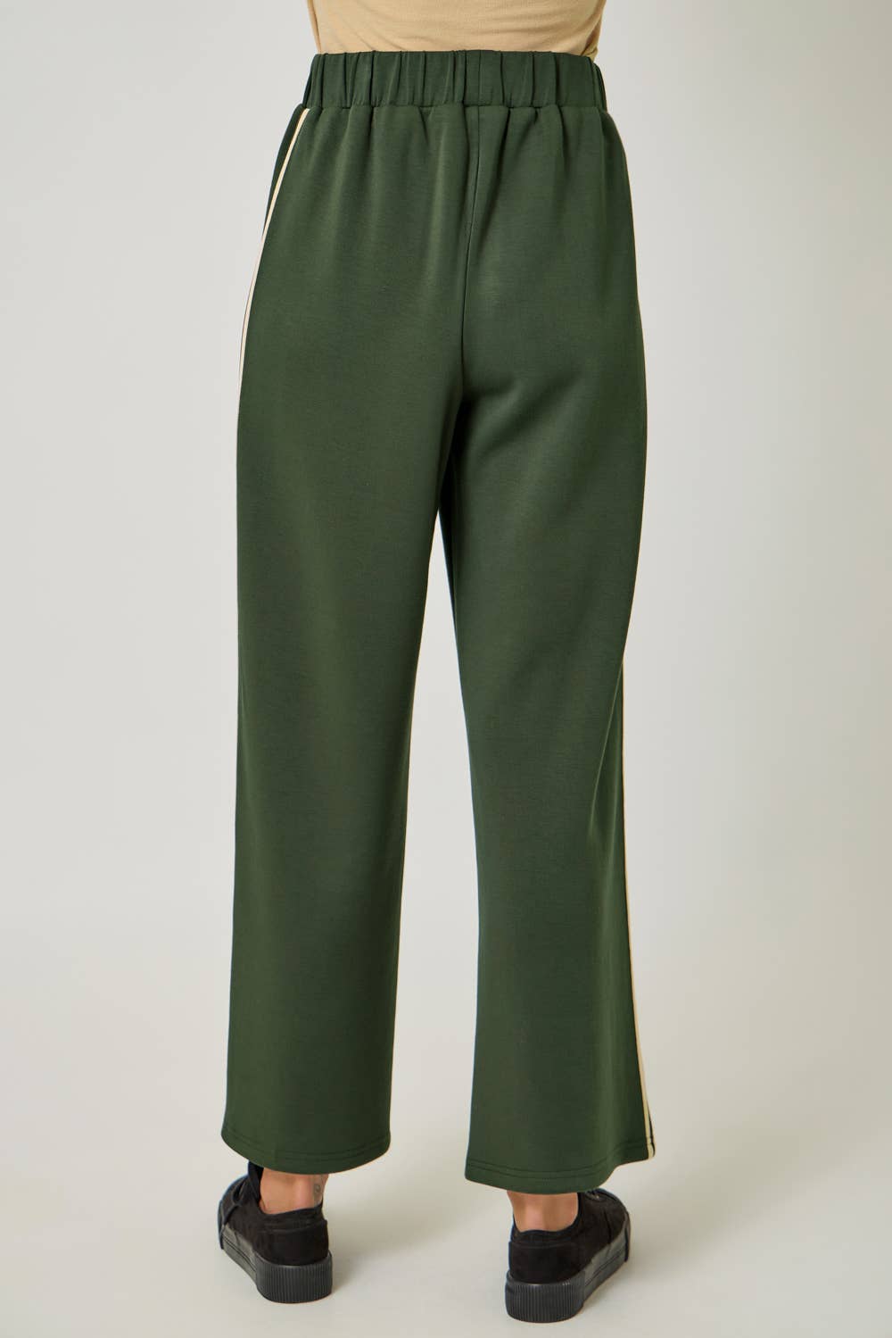 Embroidered Stripe Tracksuit Pants