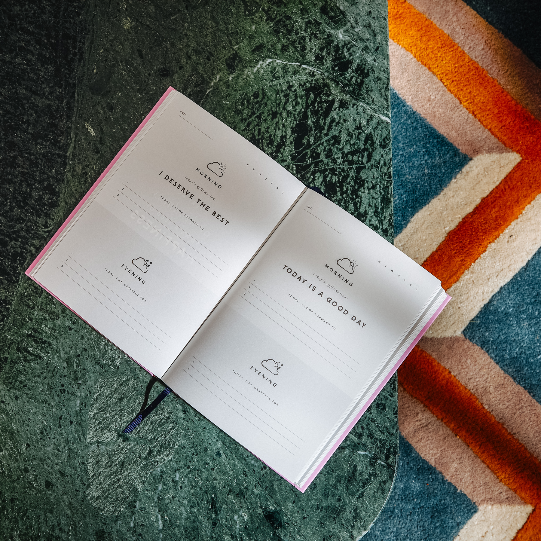 Rising Sun Foiled Hardcover Guided Gratitude Journal