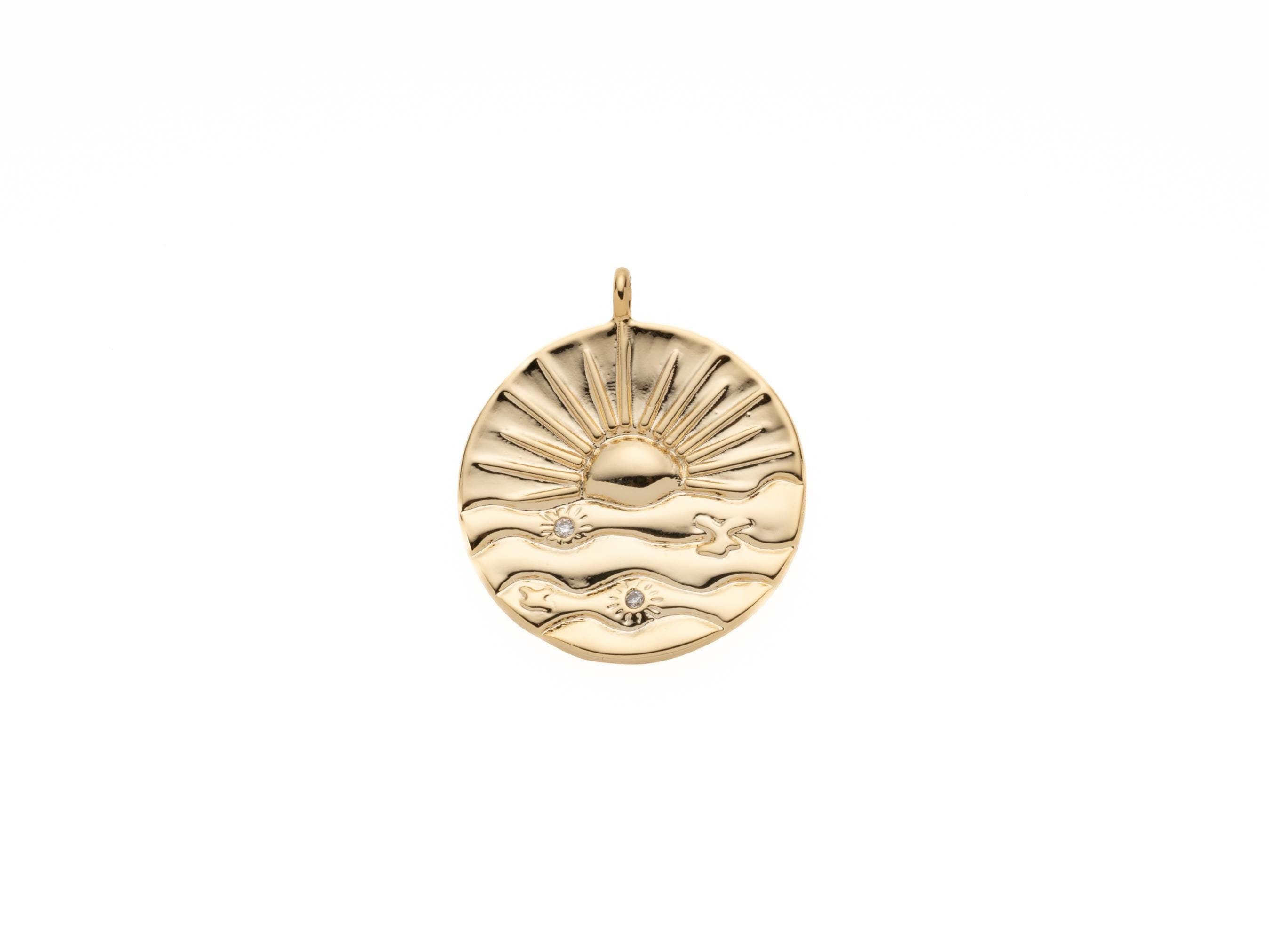 Sun Ray Pendant,Sunburst Celestial Bohemian CPG2091