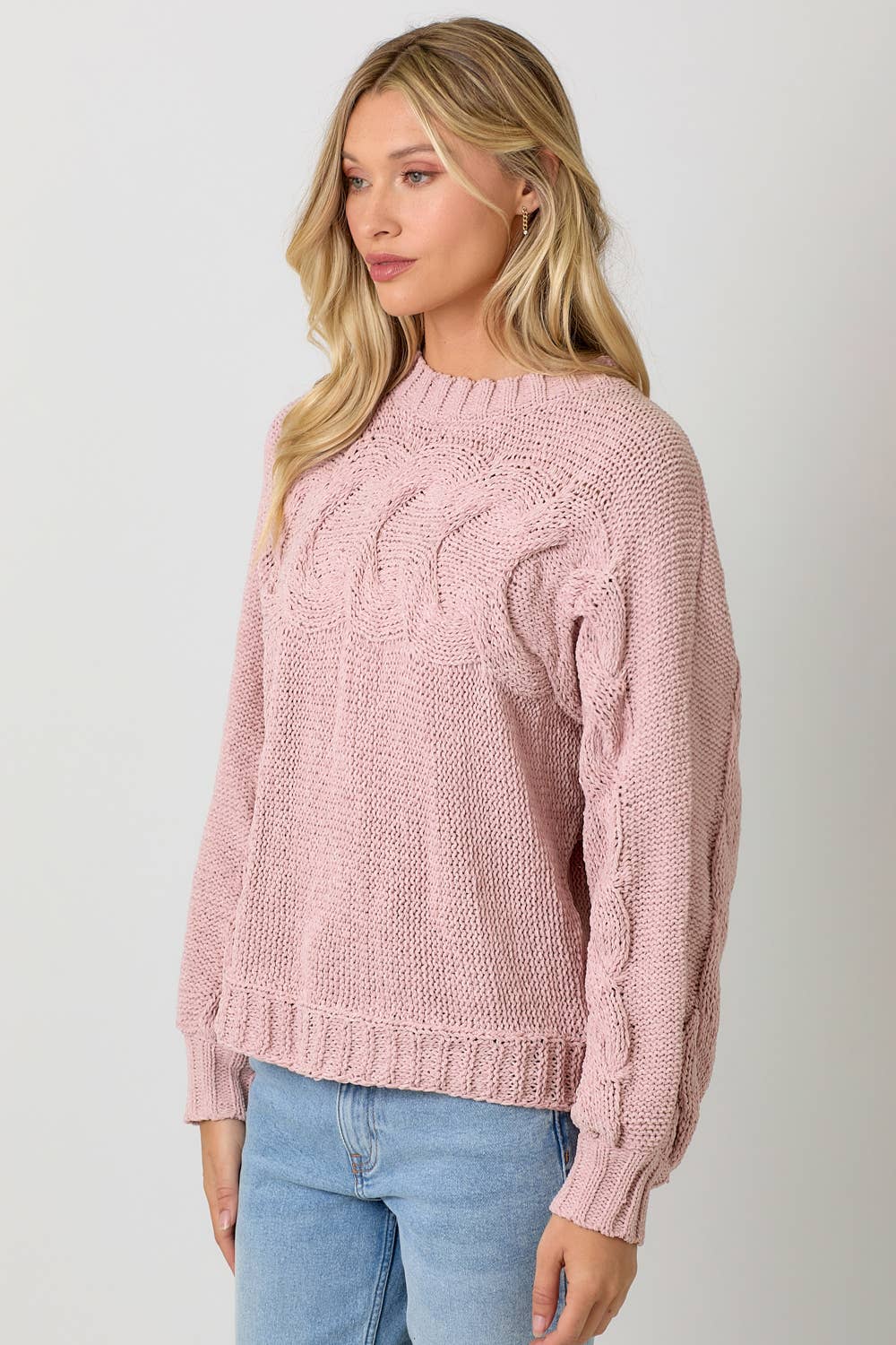 Camille Cable Pullover Sweater