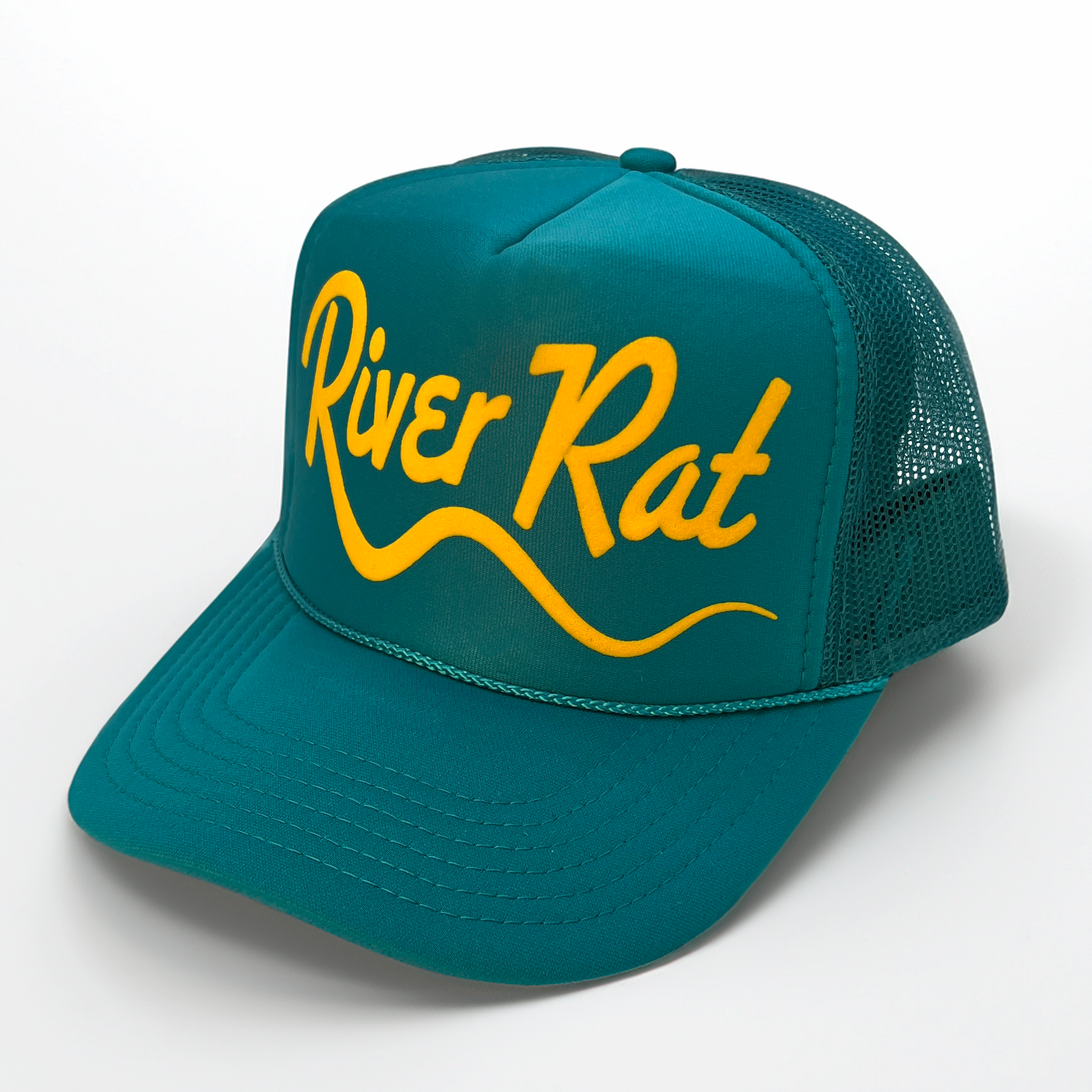 River Rat Adult Trucker Hat: Jade