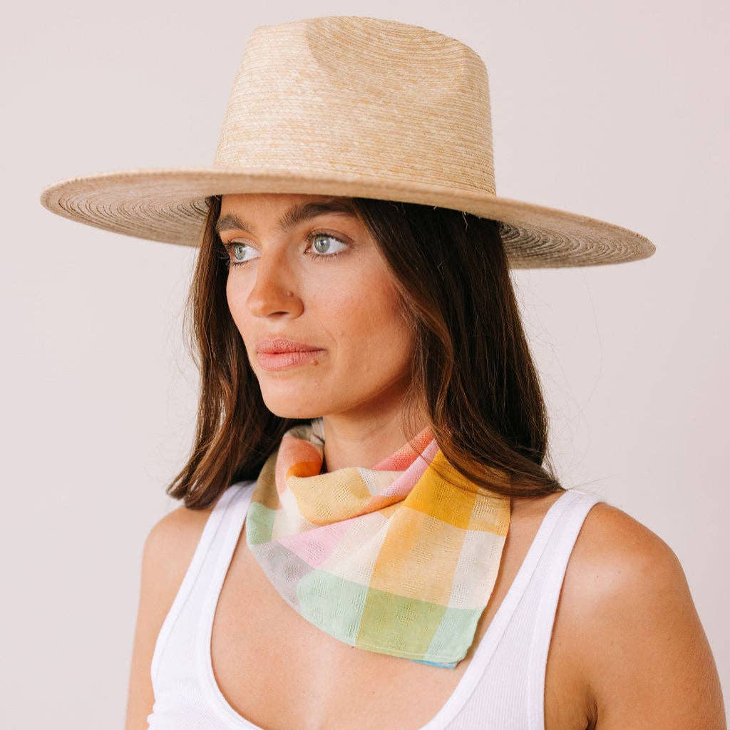 Rainbow Plaid Scarf