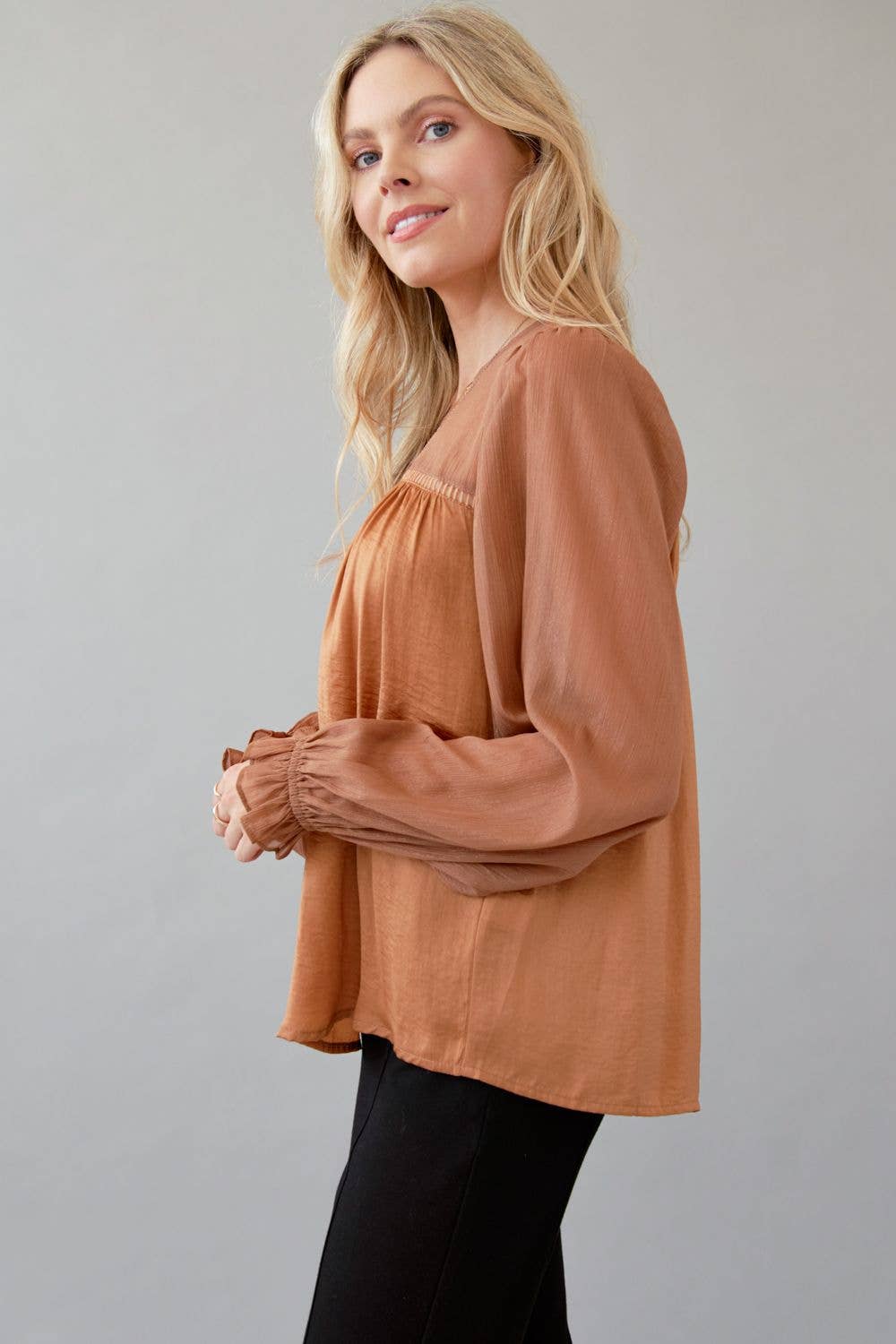 Samantha Satin Blouse