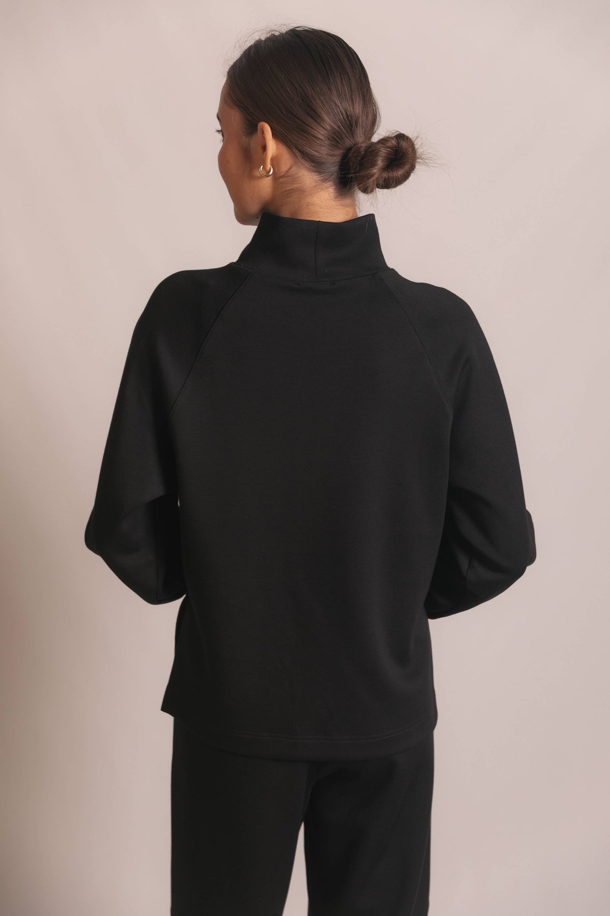 Butter Modal Mock Neck Long Sleeve