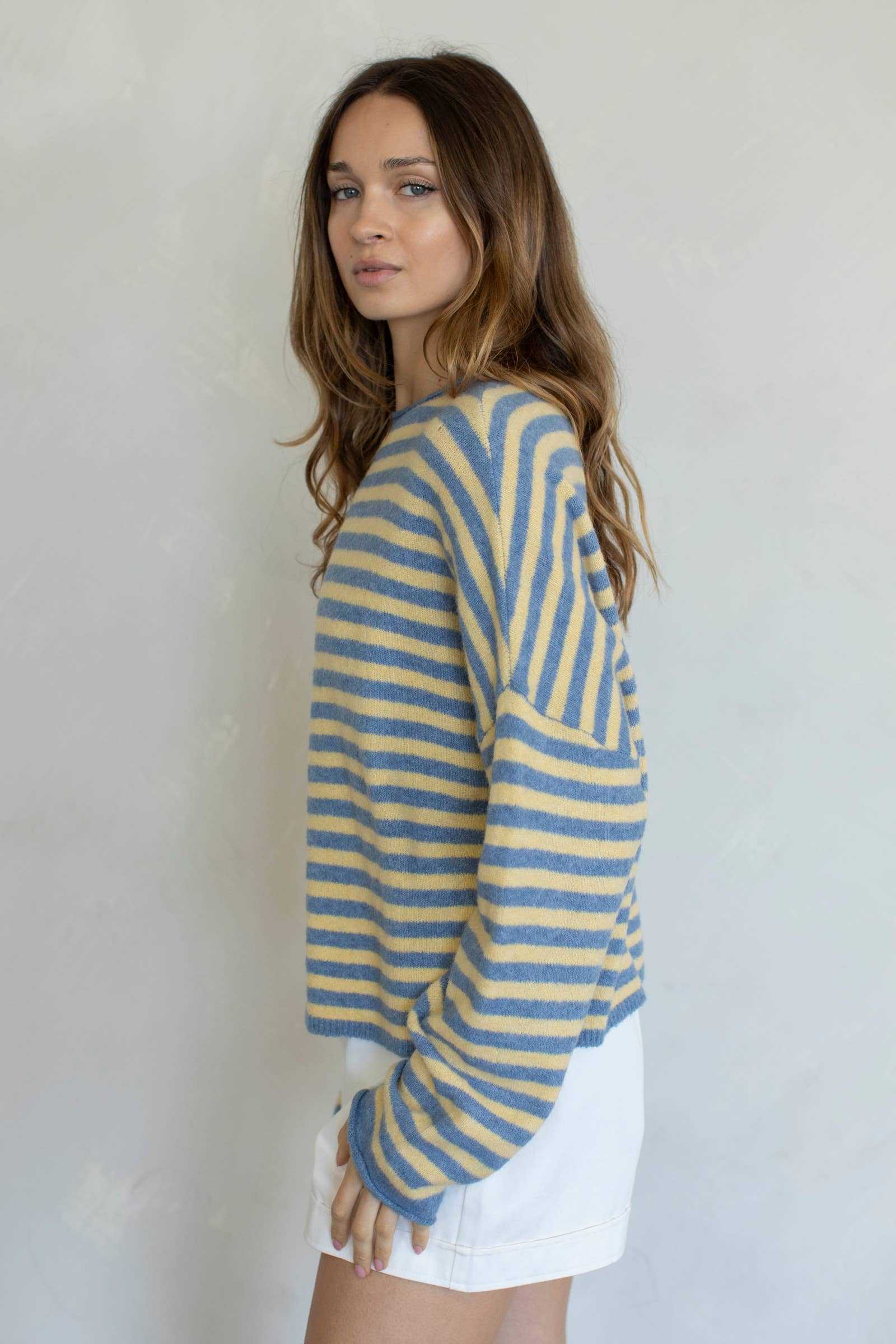 Piper Pullover Sweater - Striped