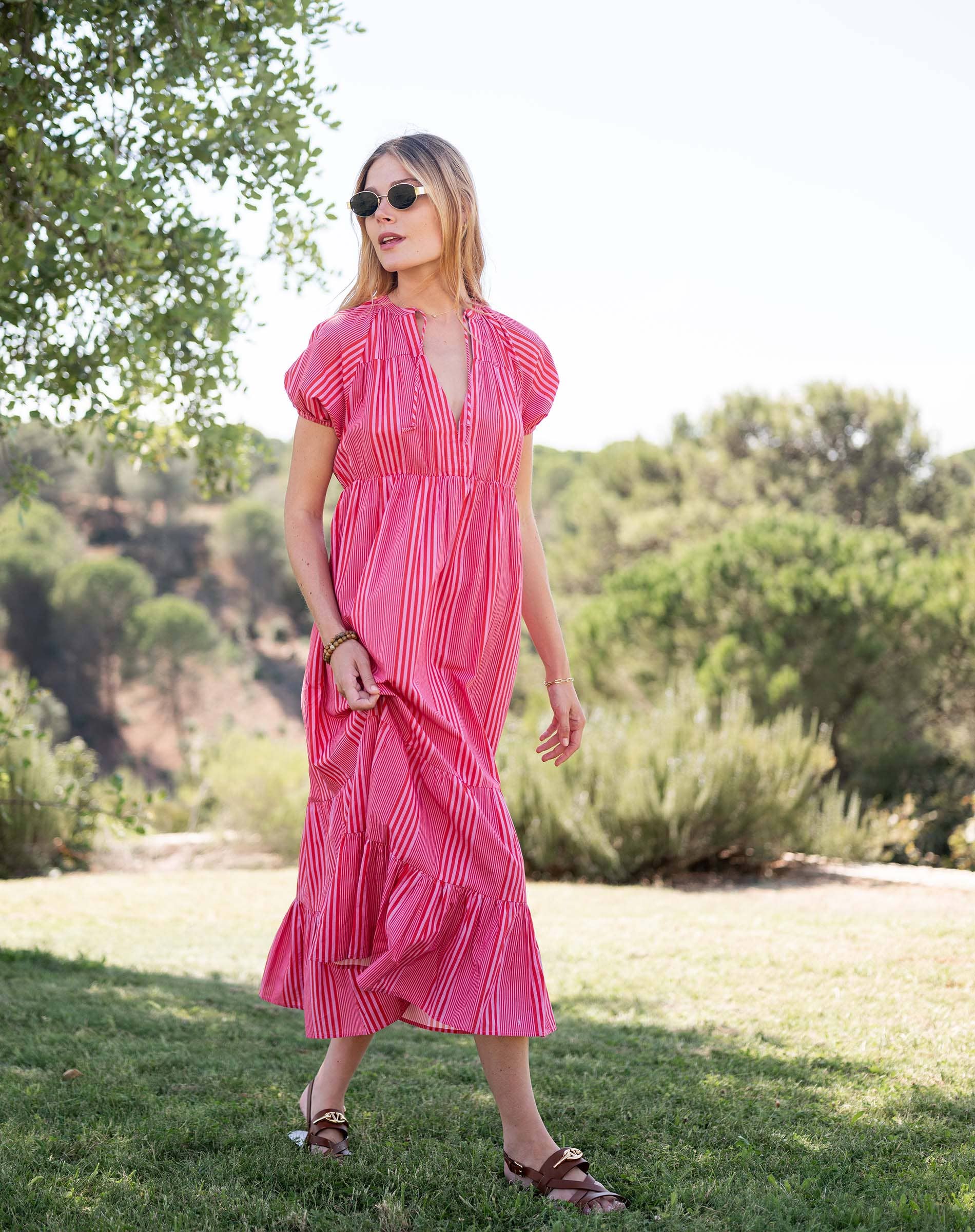 Birdie Short Sleeve Maxi Dress