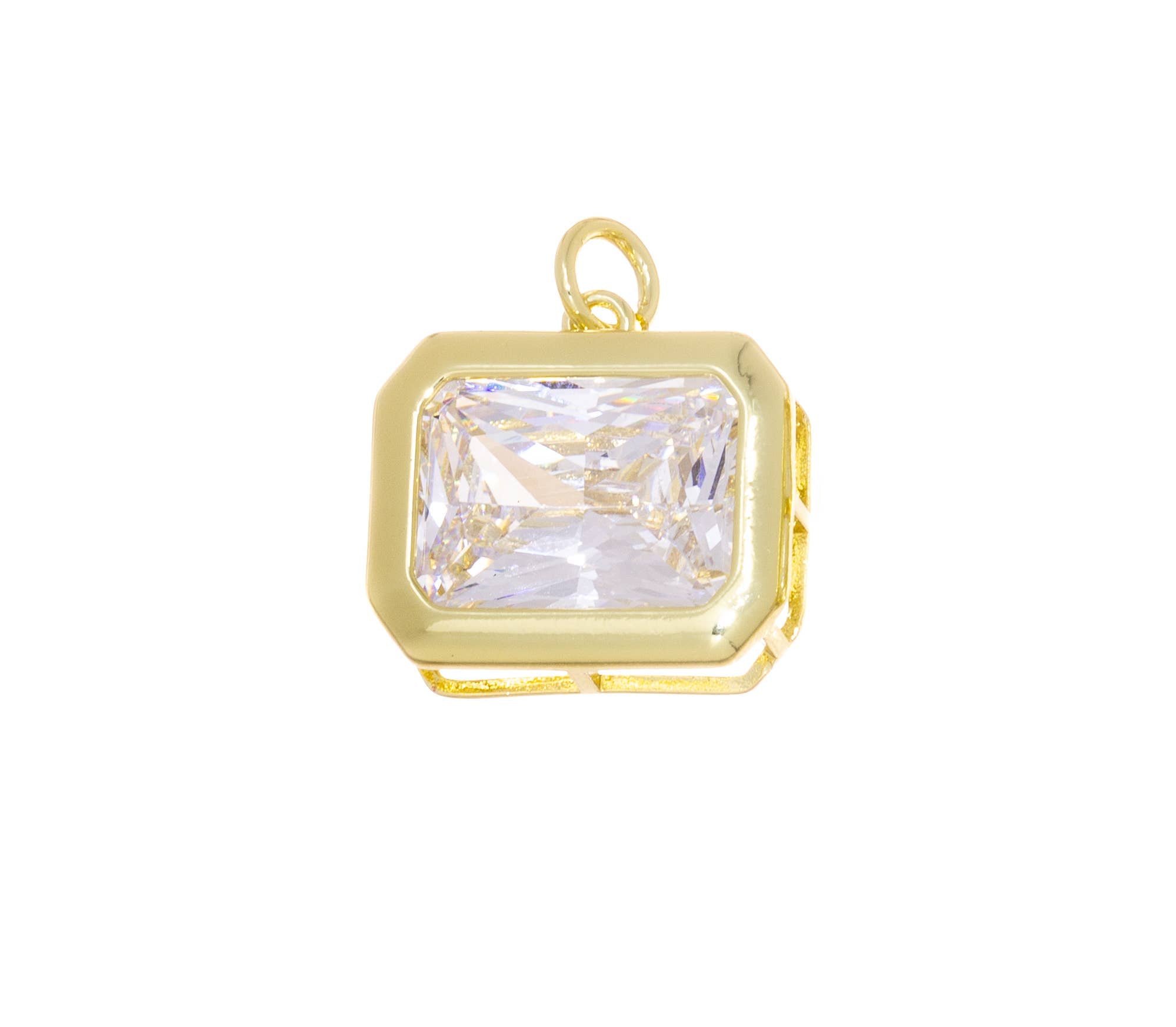 5A High Quality CZ Rectangle Pendant For Jewelry,CPG3152