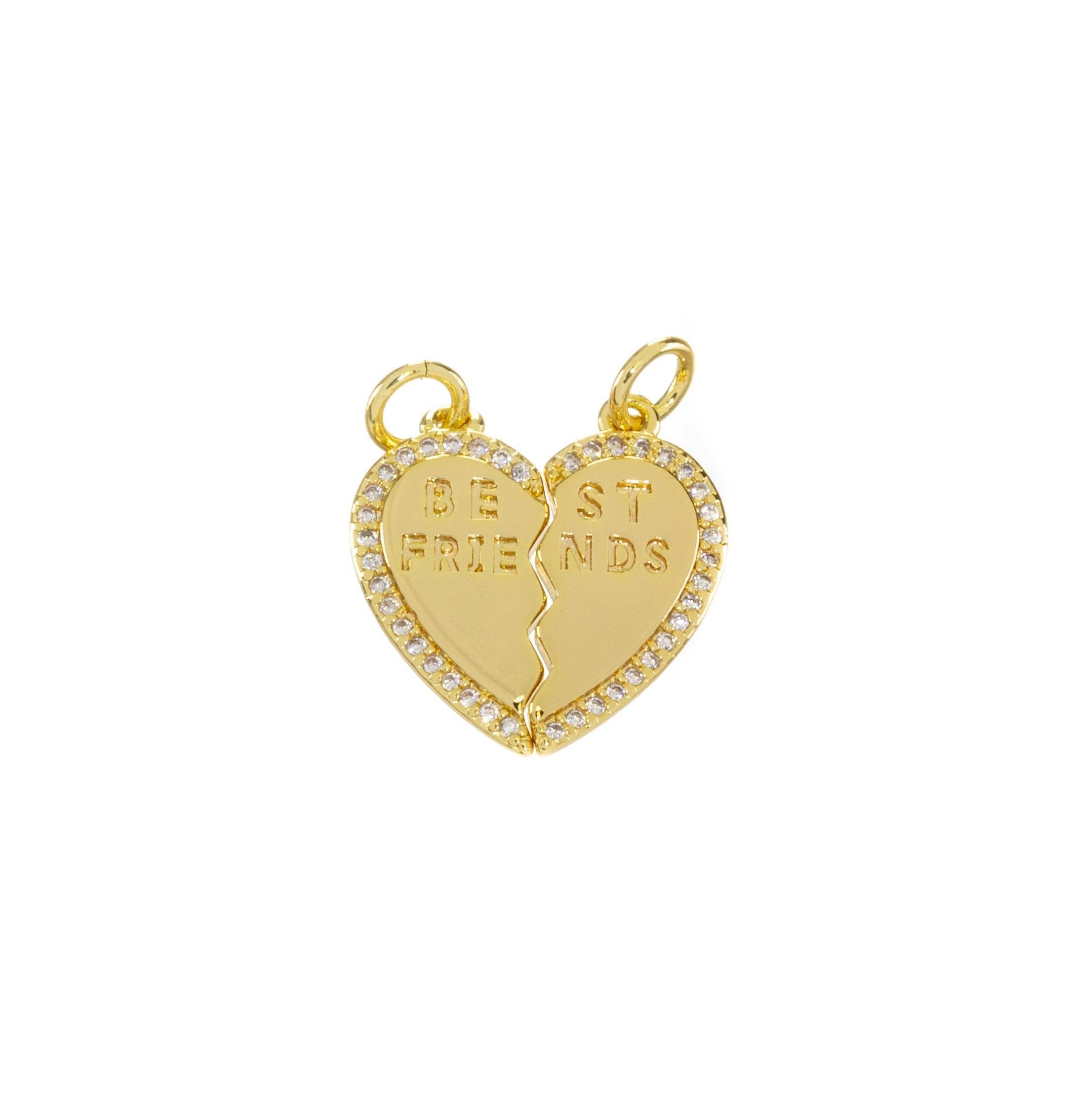 Two-Piece Heart Charm
