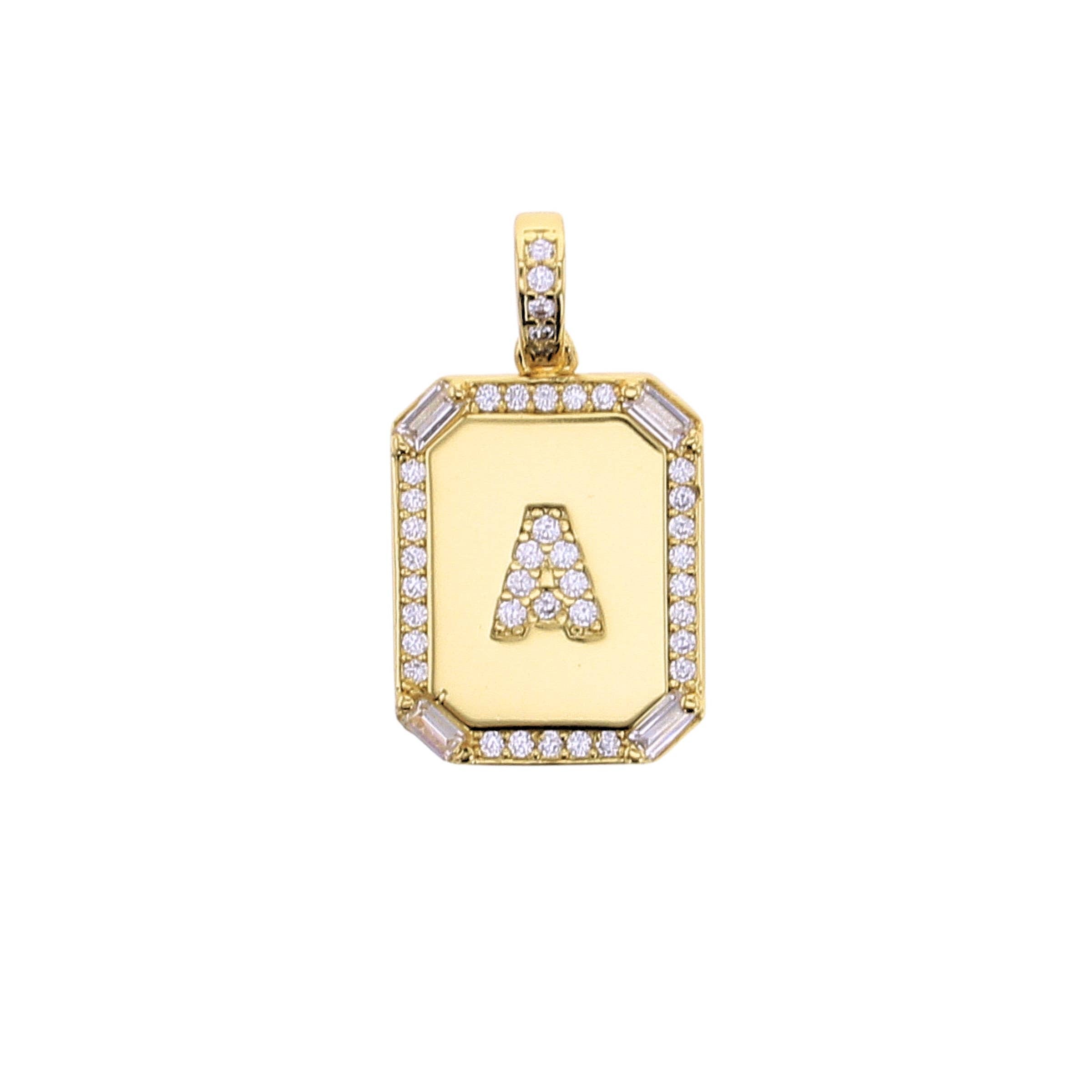 Gold Personalized Initial Charm