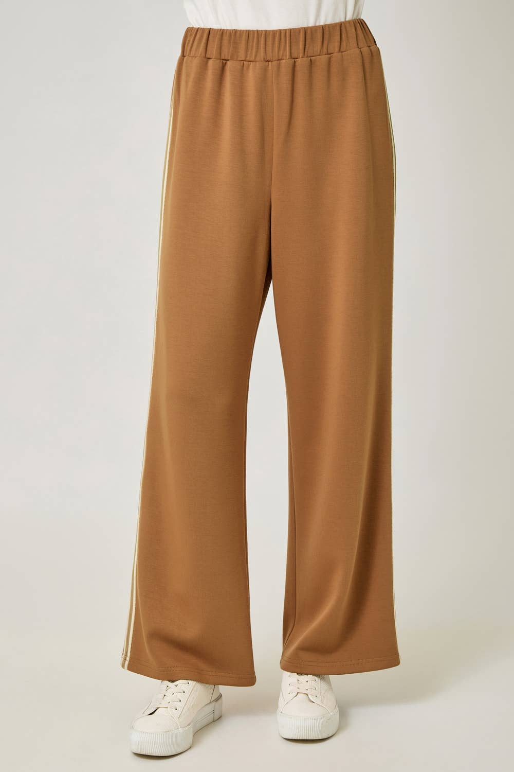 Embroidered Stripe Tracksuit Pants
