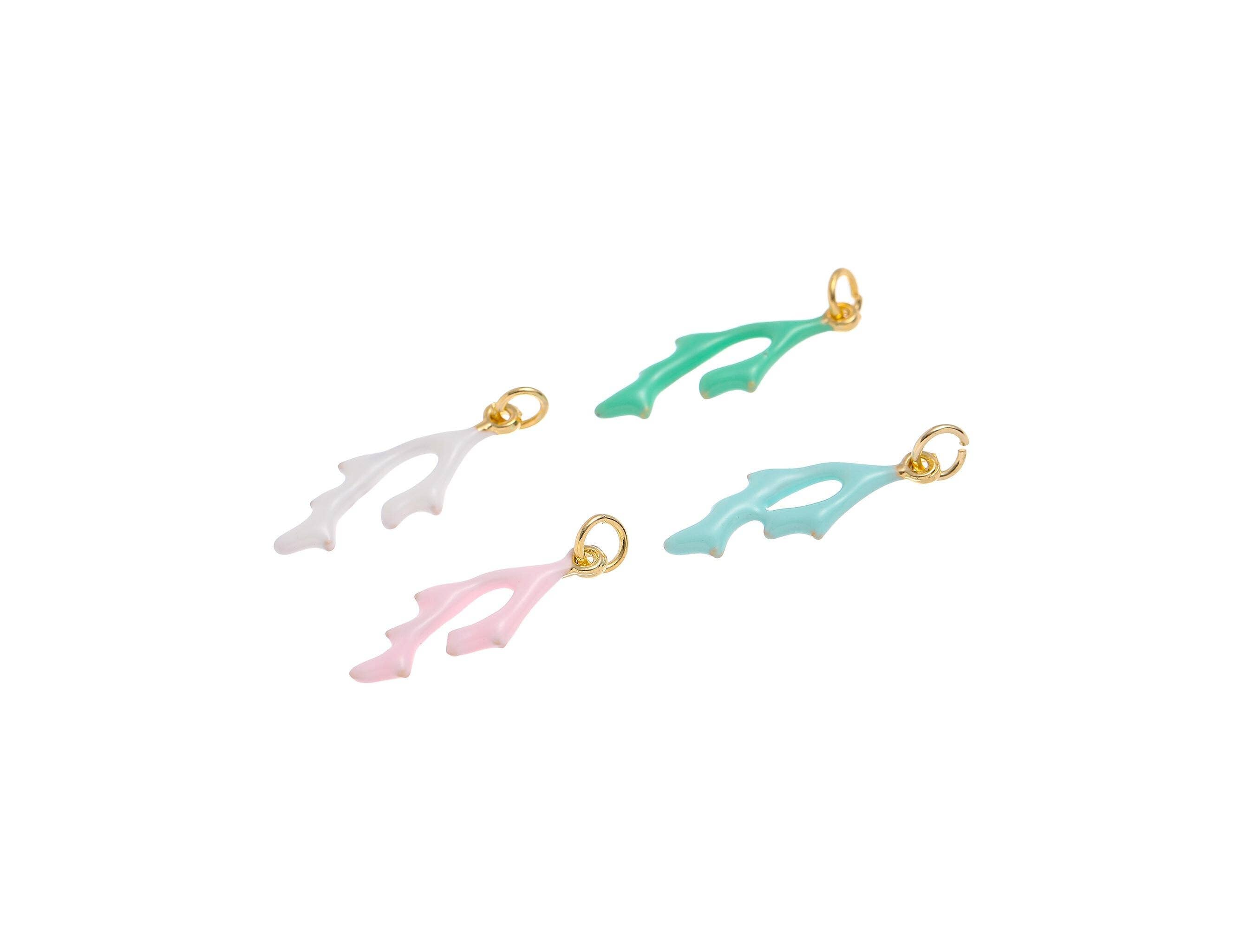 Ocean Coral Branch Charms for Necklace and Earrings CPG1418