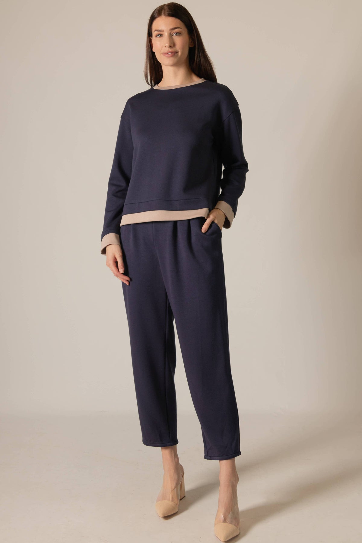 P. CILL Butter Modal Contrast Border Top
