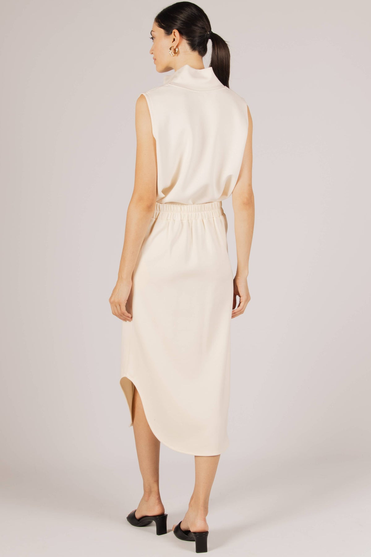 P. CILL Butter Modal Midi Skirt
