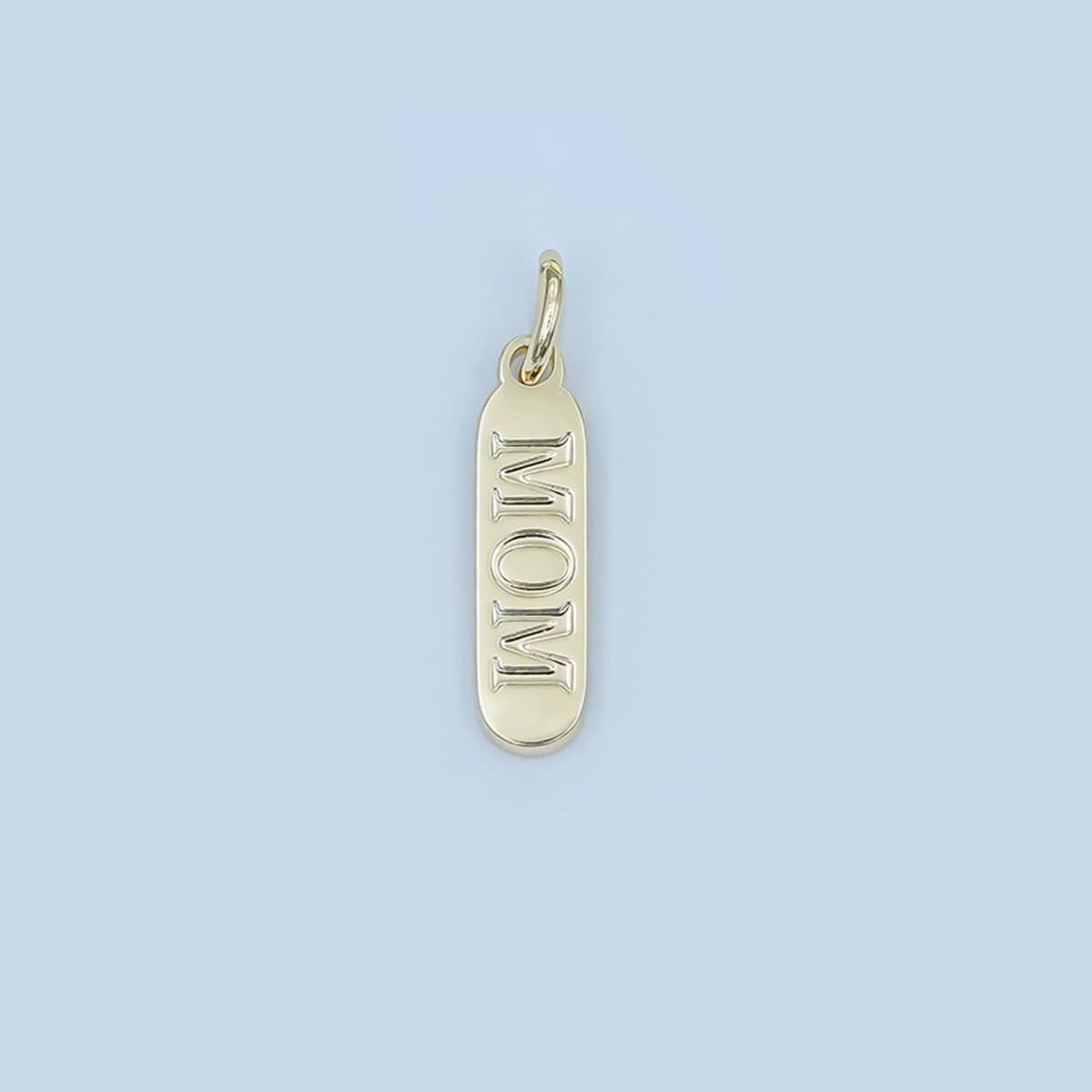 "MOM" Tag Mini Charm
