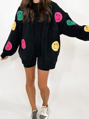 Remmy Smiley Patch Cardi