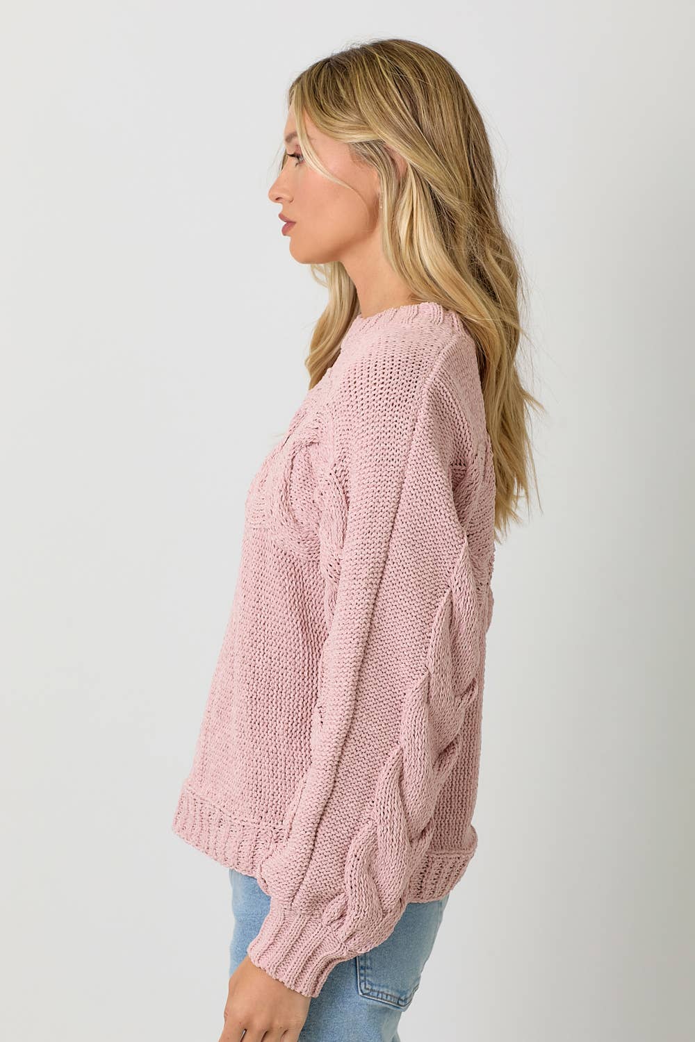 Camille Cable Pullover Sweater