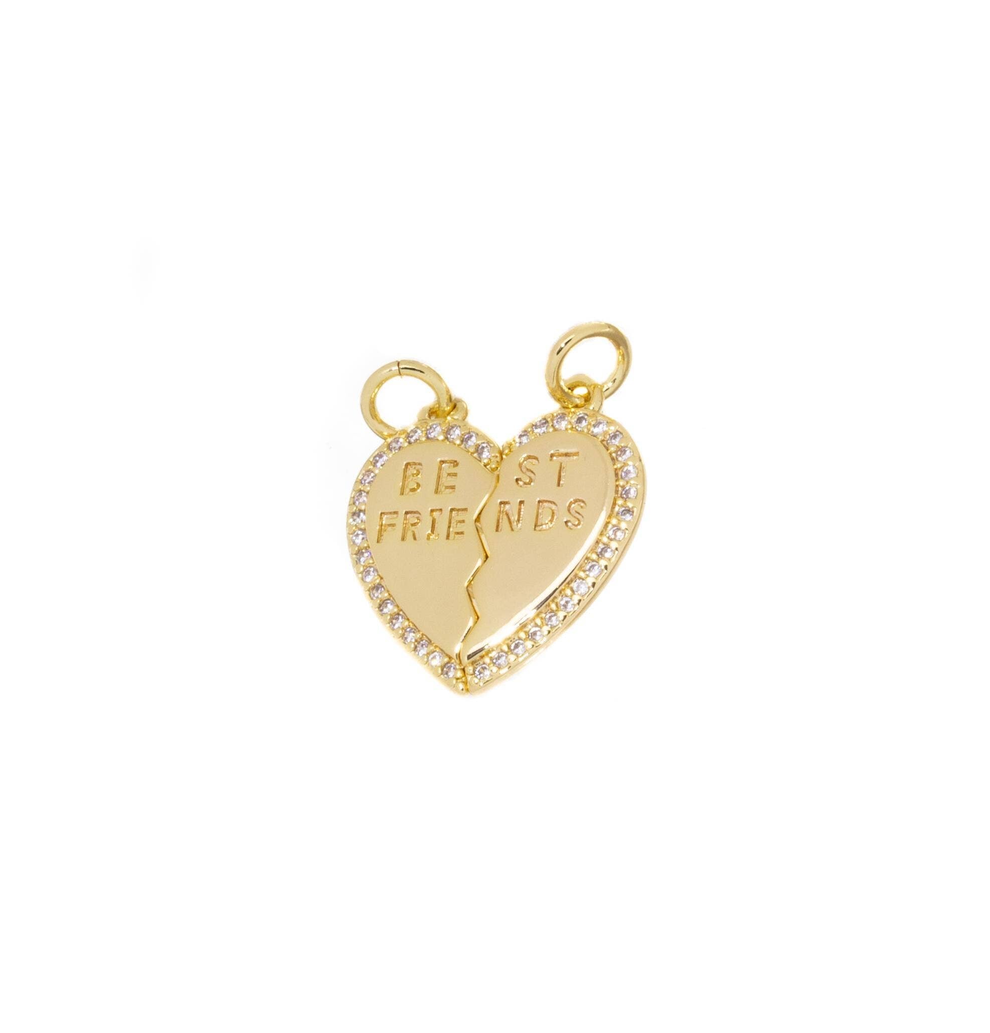 Two-Piece Heart Charm