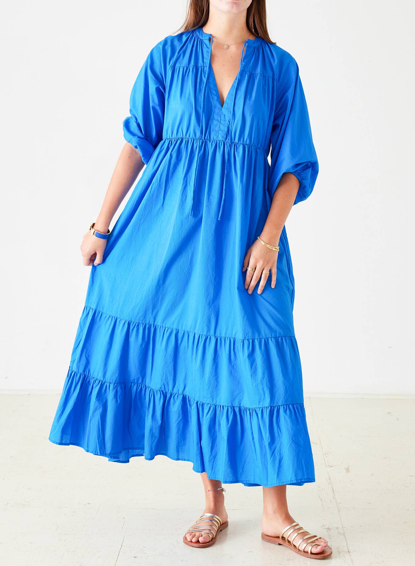 Birdie Short Sleeve Maxi Dress