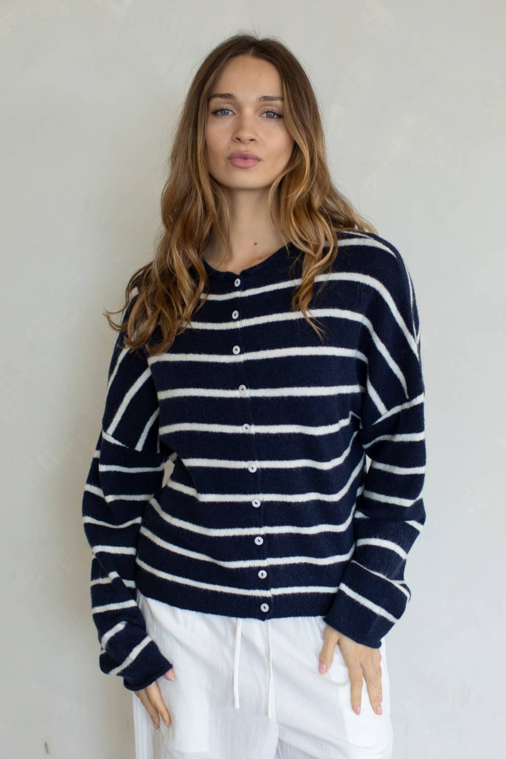 Cabana-Striped Piper Cardigan