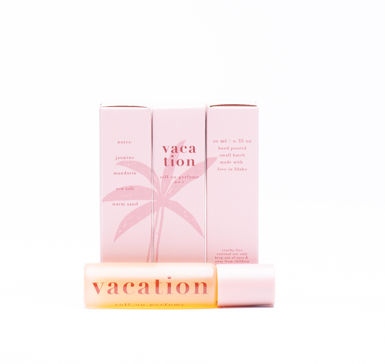 No. 1 vacation • clean perfume • roll-on or eau de parfum options