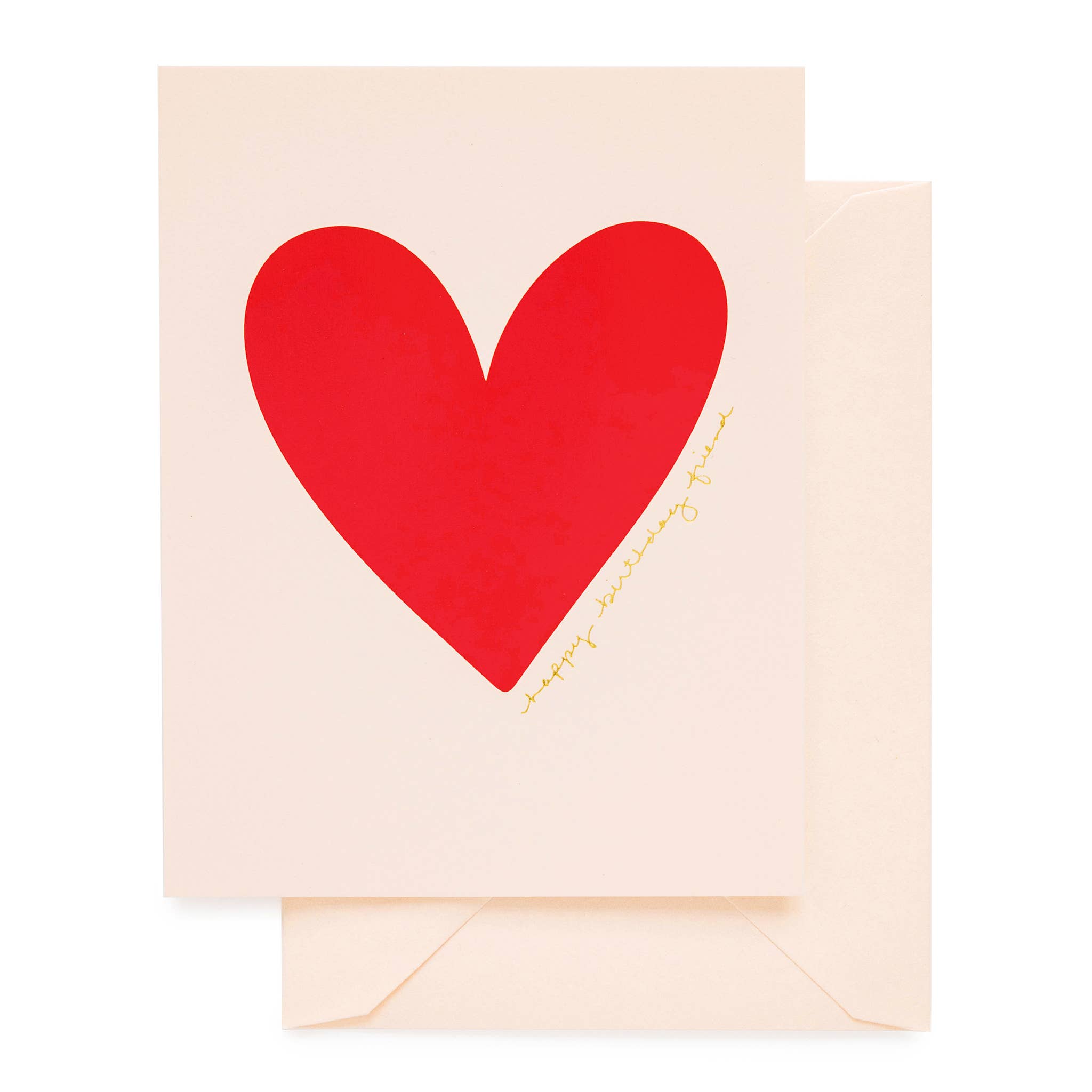 Happy Birthday Friend | Letterpress Birthday Card