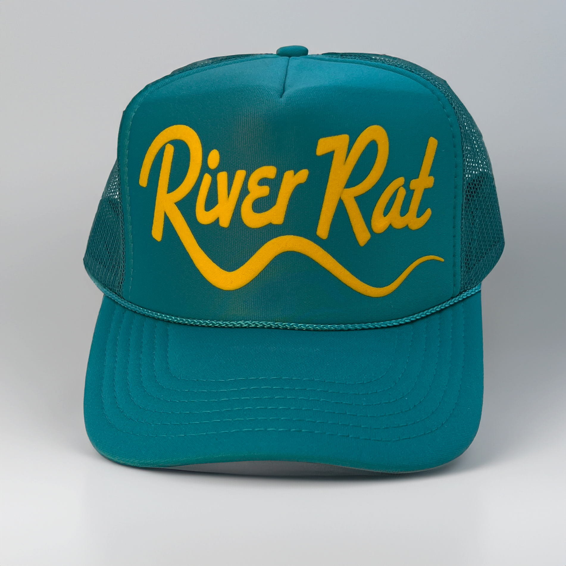 River Rat Adult Trucker Hat: Jade