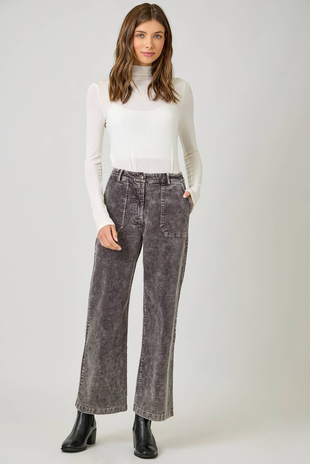 Washed Corduroy Trousers