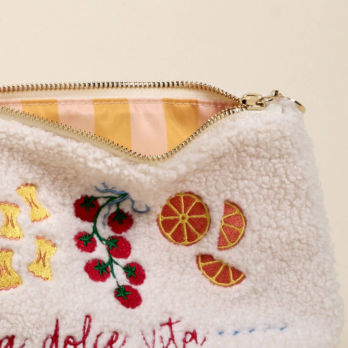 Teddy Pouch–La Dolce Vita