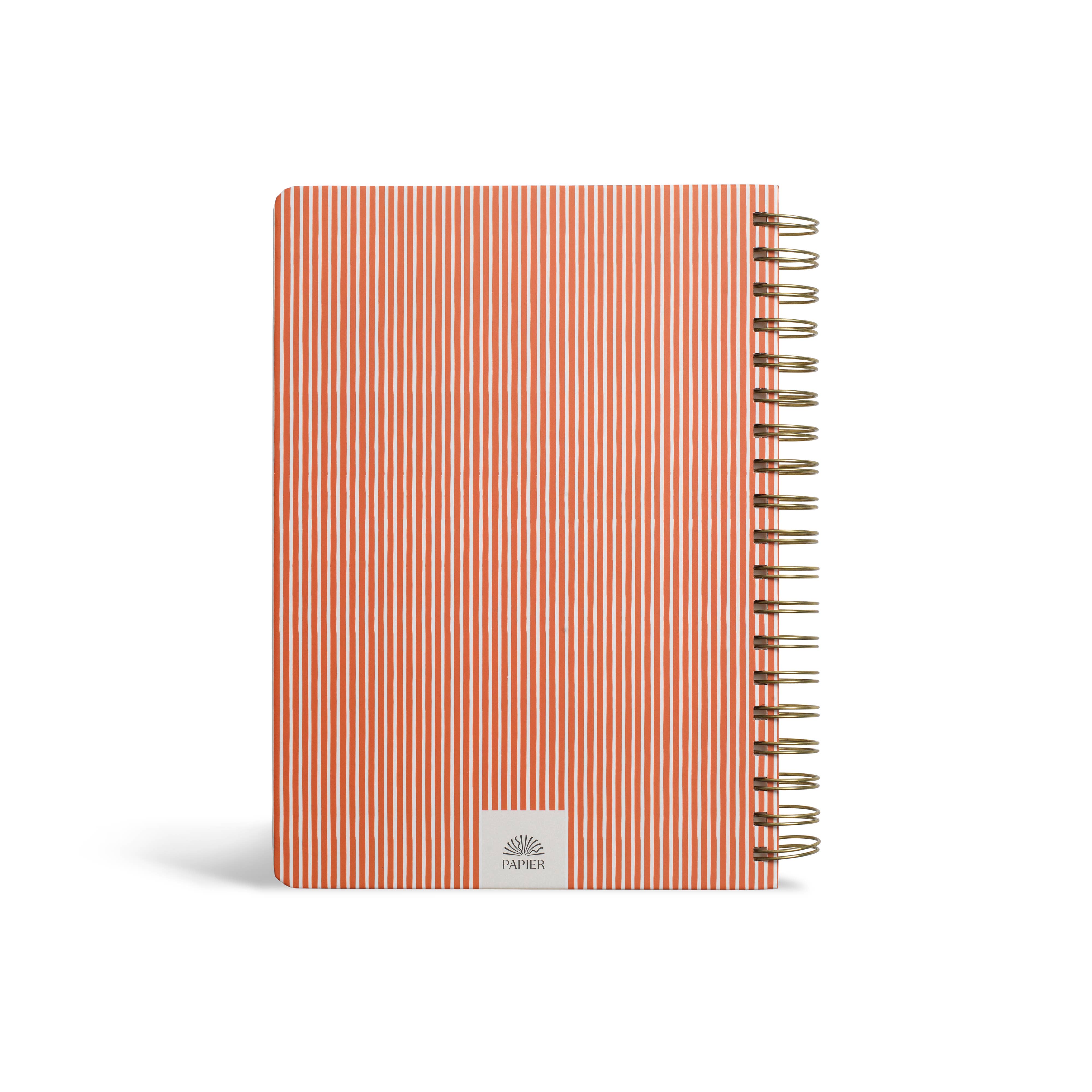 Eat Well Hardcover Spiral Guided Recipe Journal