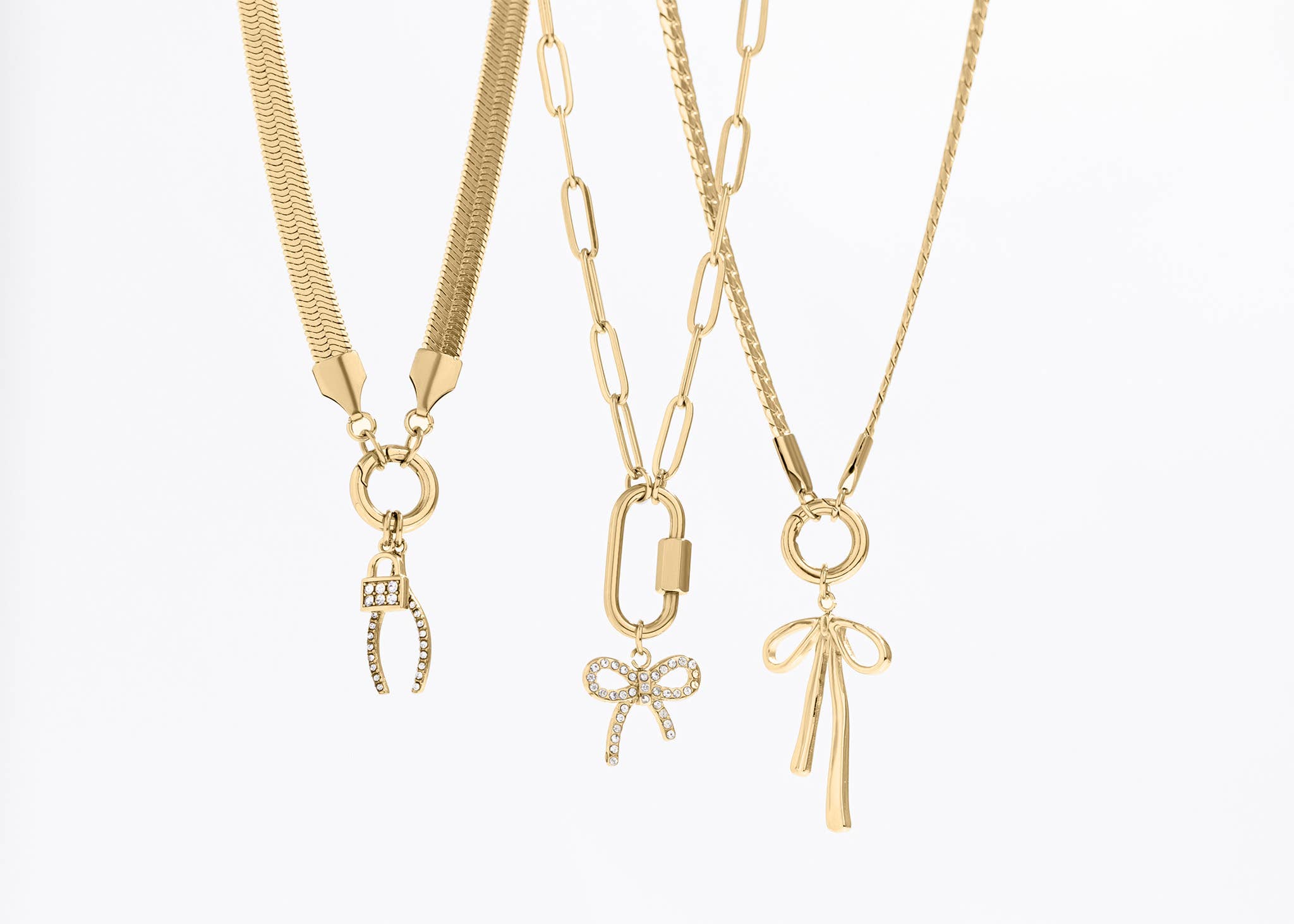 Paperclip Carabiner Necklace